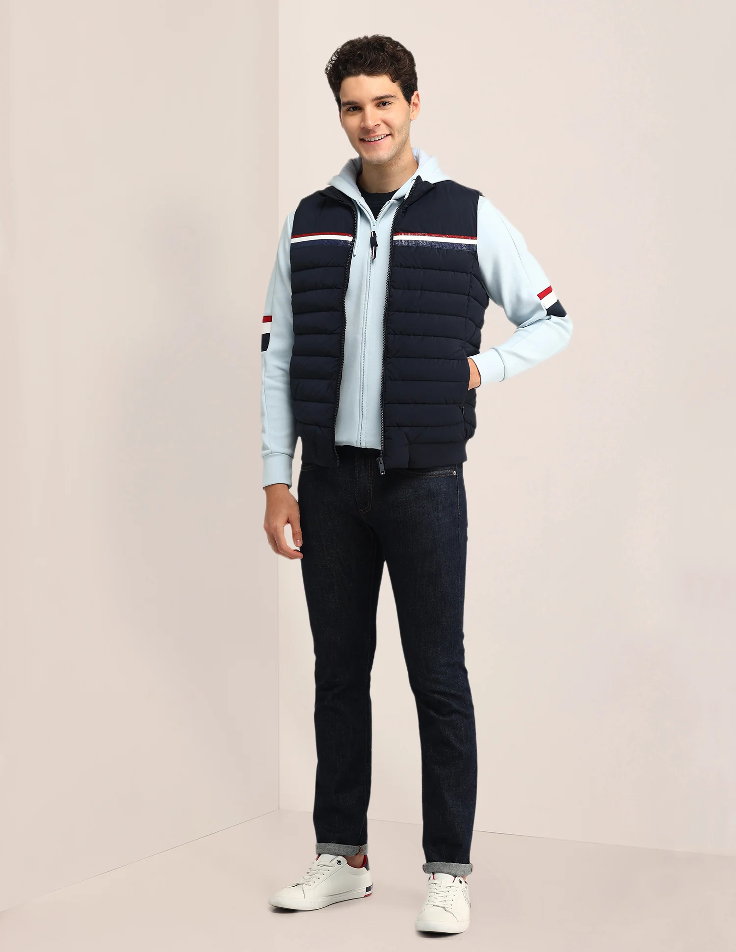 Solid Regular Fit Jacket - Image 3