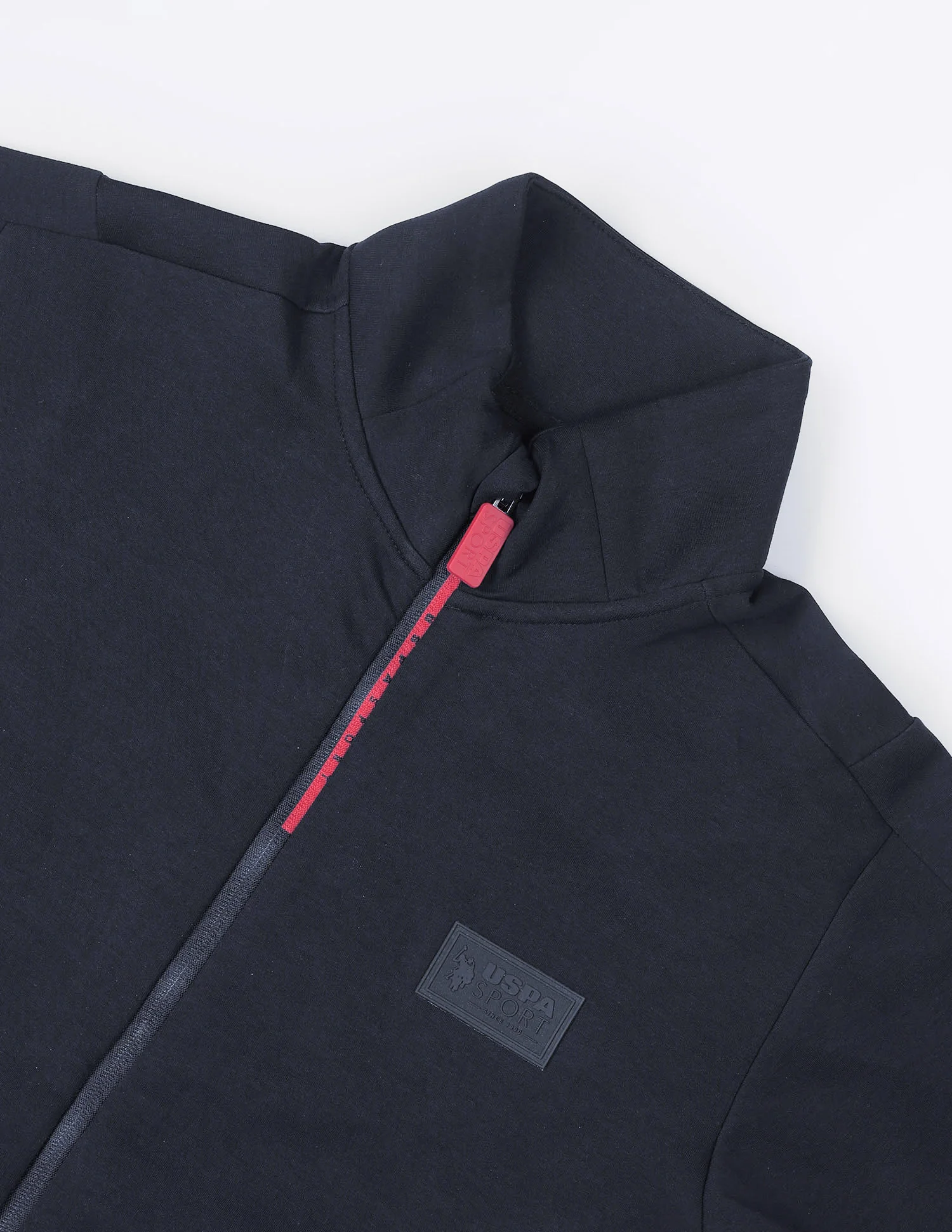 Solid Regular Fit Luxe Zipper Sweatshirt - Image 9