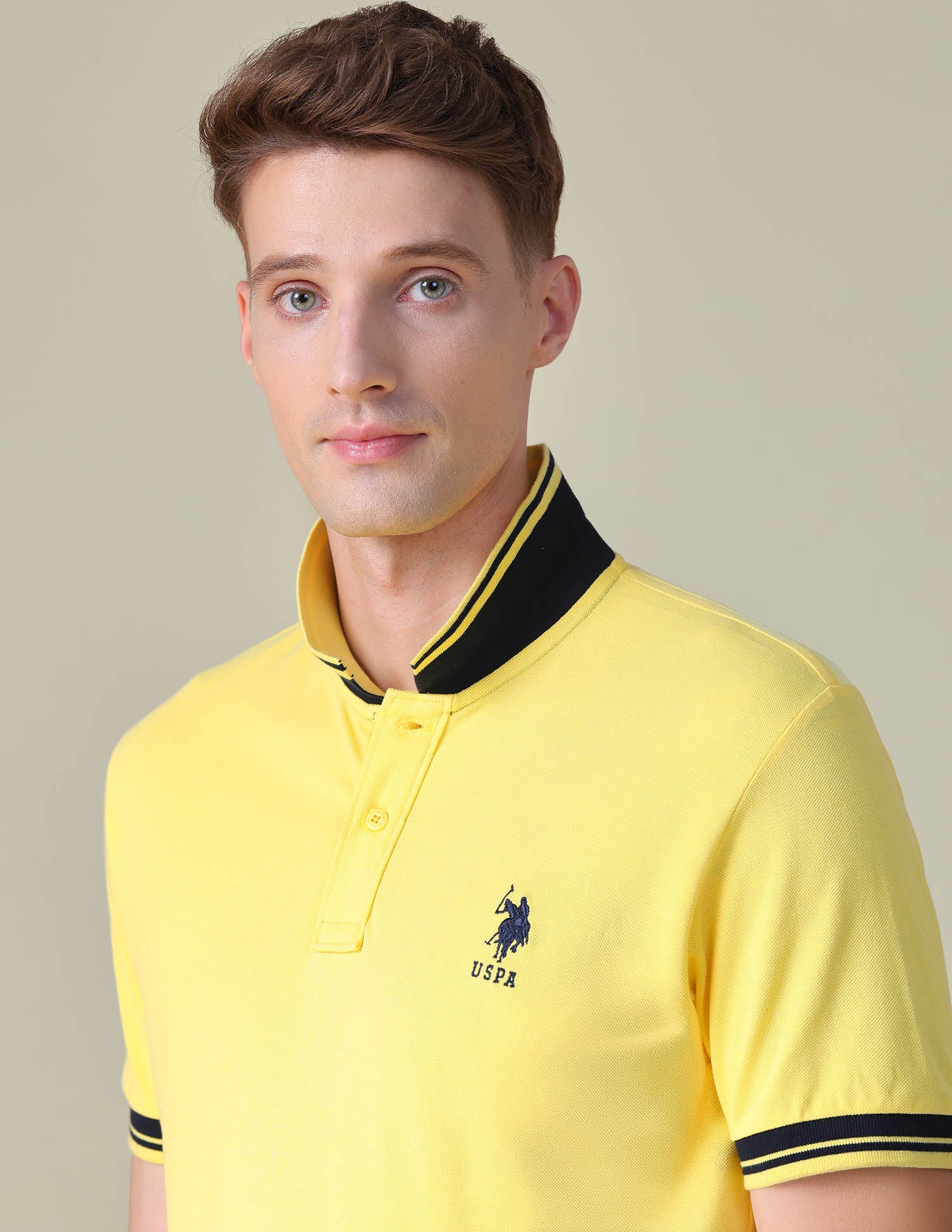 Solid Regular Fit Polo Shirt - Image 7