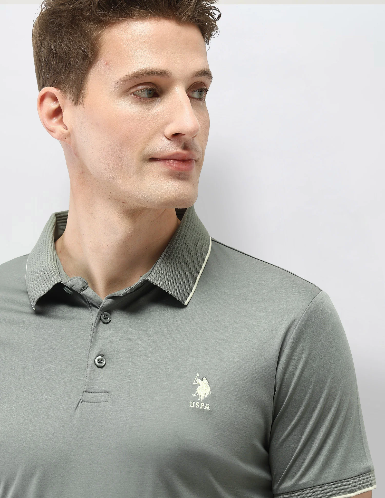 Solid Regular Fit Polo Shirt - Image 7