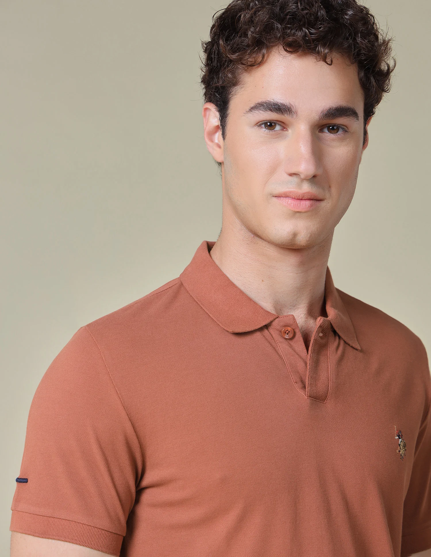 Solid Regular Fit Polo Shirt - Image 7