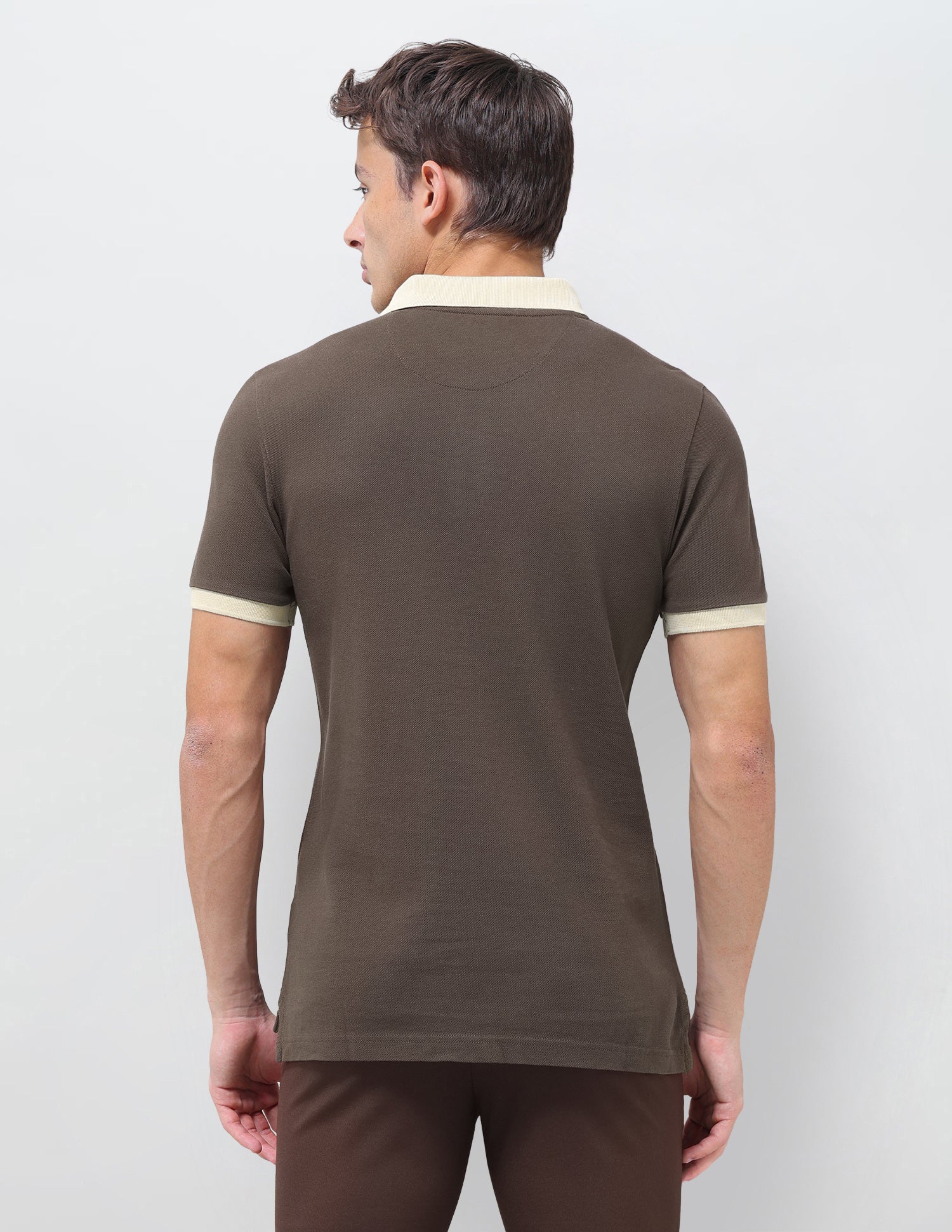 Solid Regular Fit Polo Shirt - Image 5