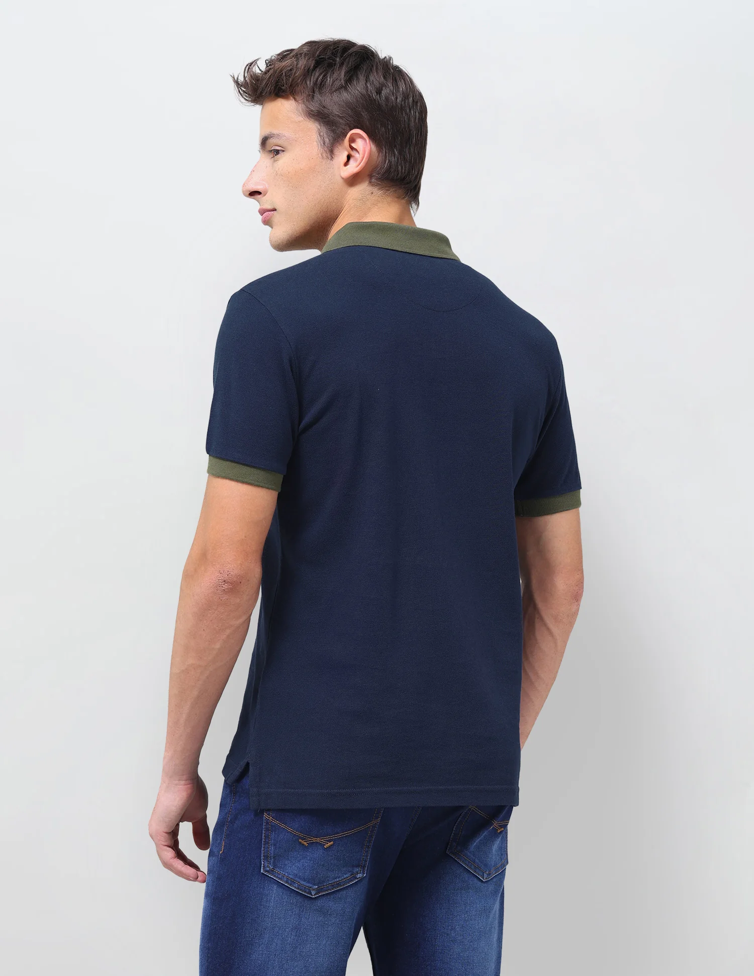 Solid Regular Fit Polo Shirt - Image 5