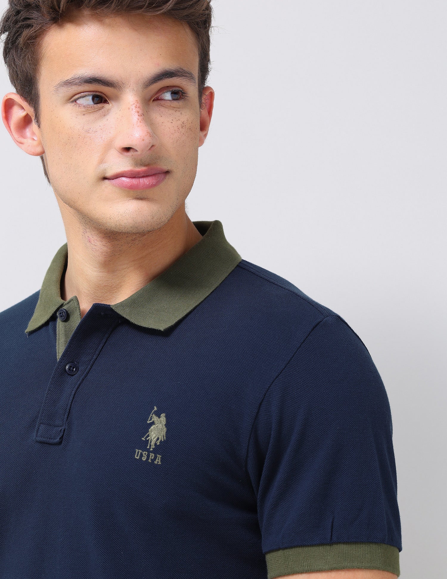 Solid Regular Fit Polo Shirt - Image 7