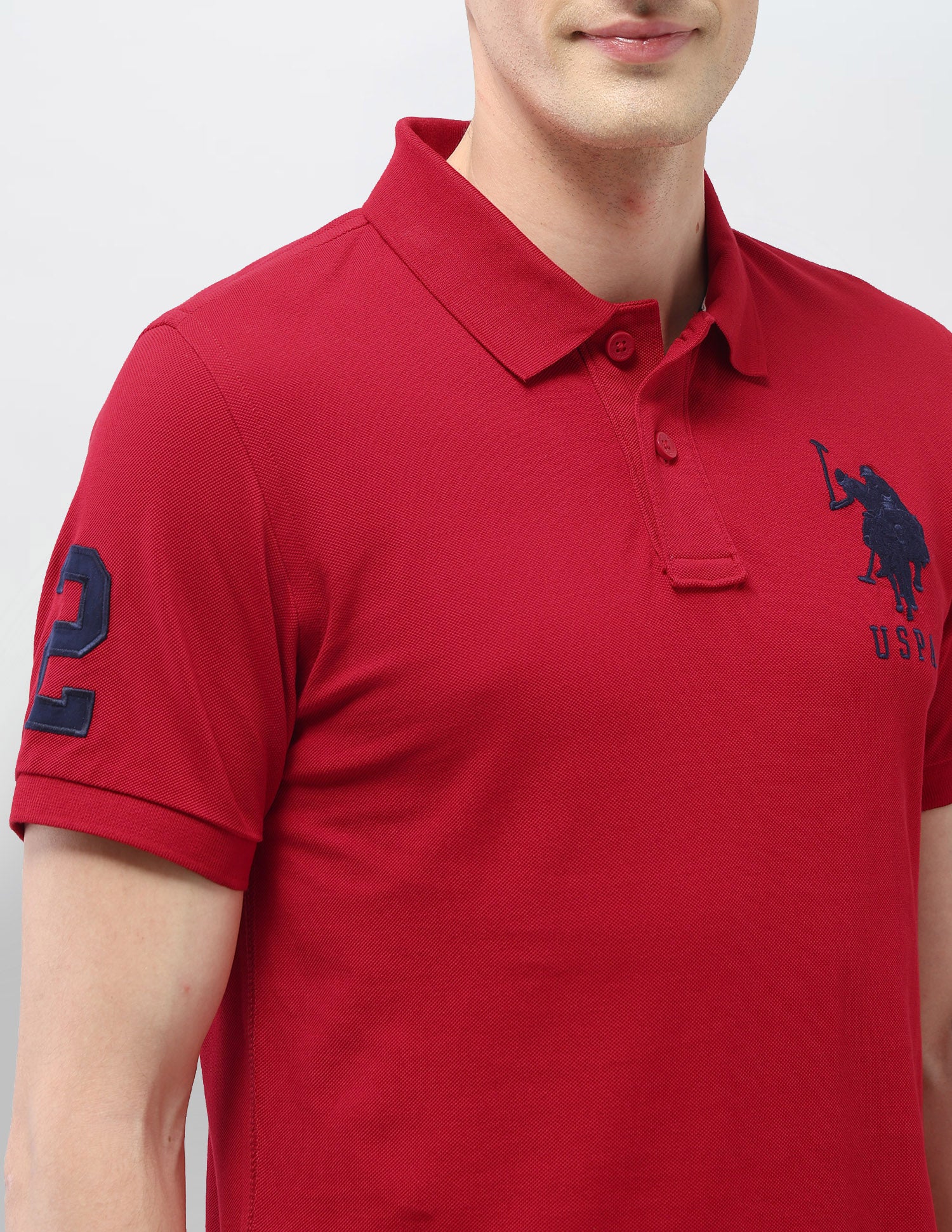 Solid Regular Fit Polo Shirt - Image 7