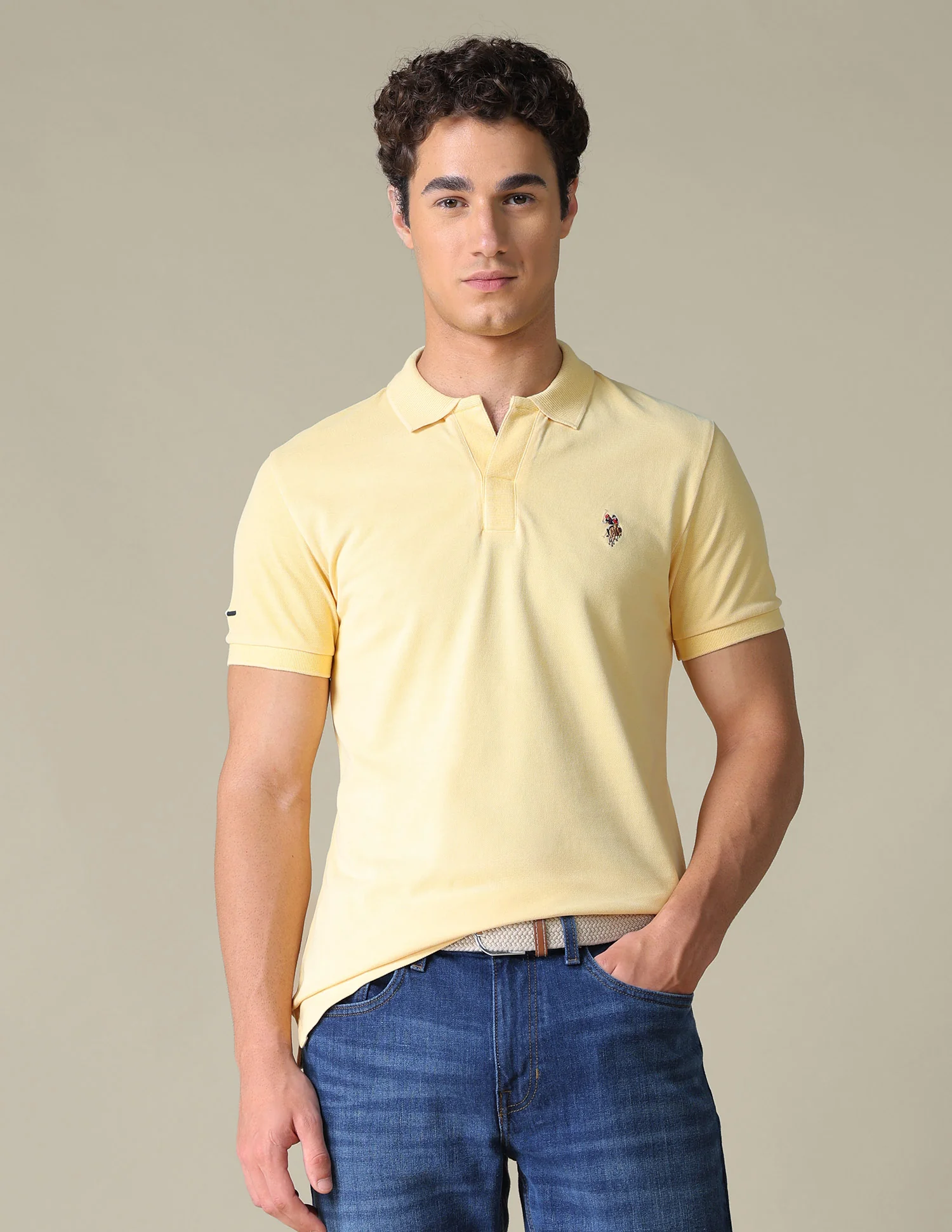 Solid Regular Fit Polo Shirt