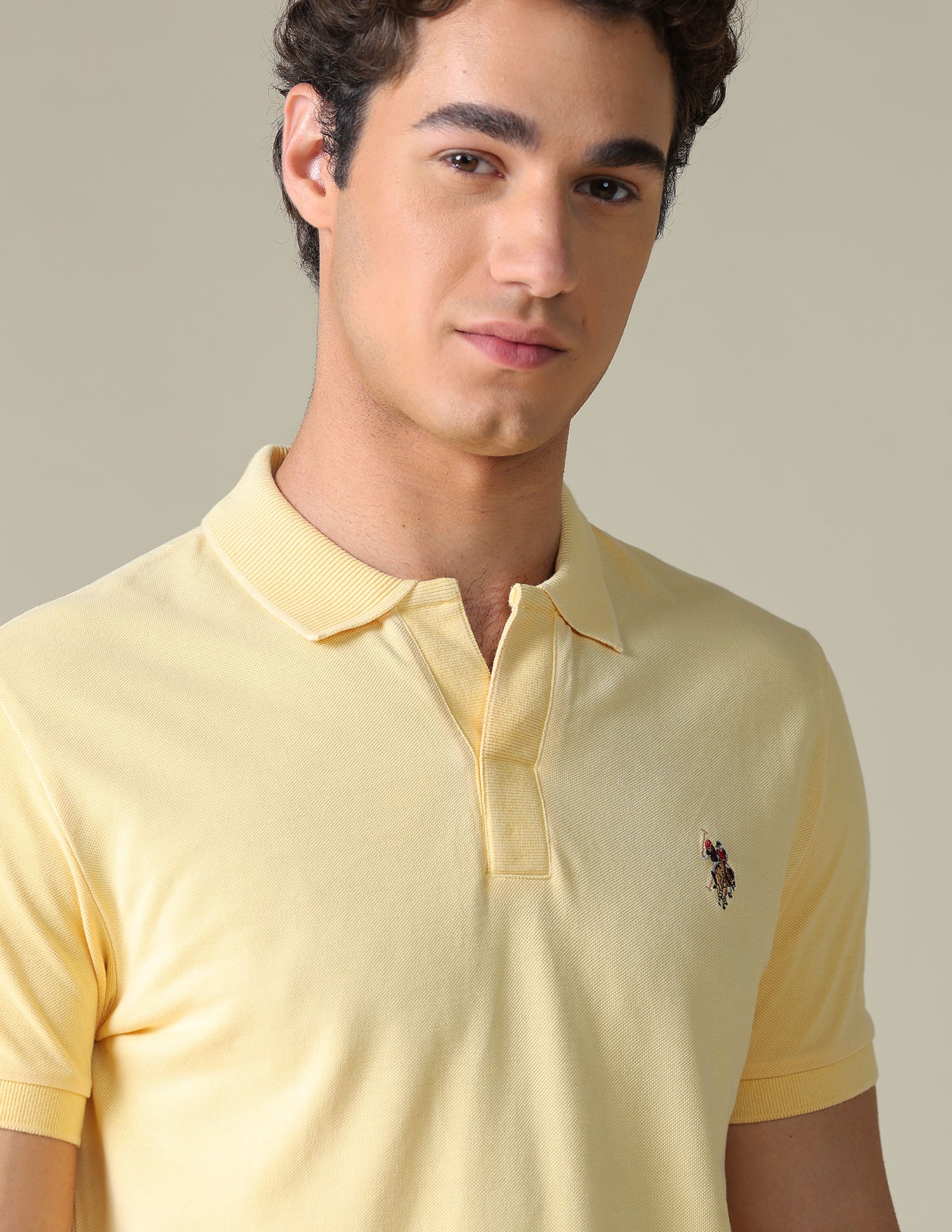 Solid Regular Fit Polo Shirt - Image 7