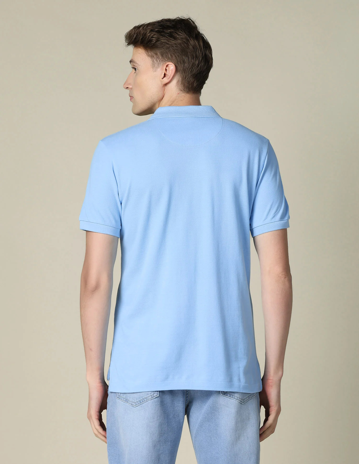 Solid Regular Fit Polo Shirt - Image 5
