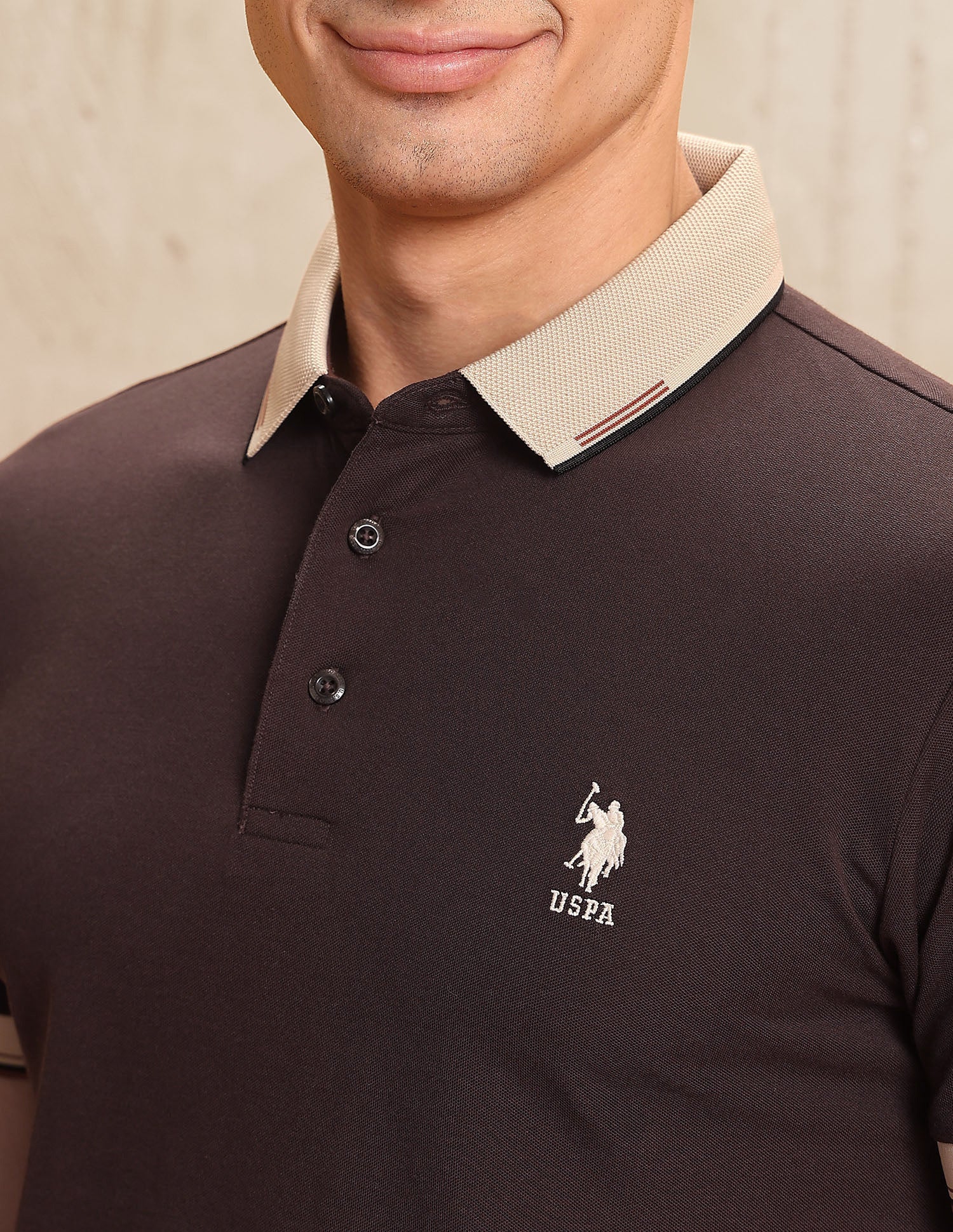 Solid Regular Fit Polo Shirt - Image 7