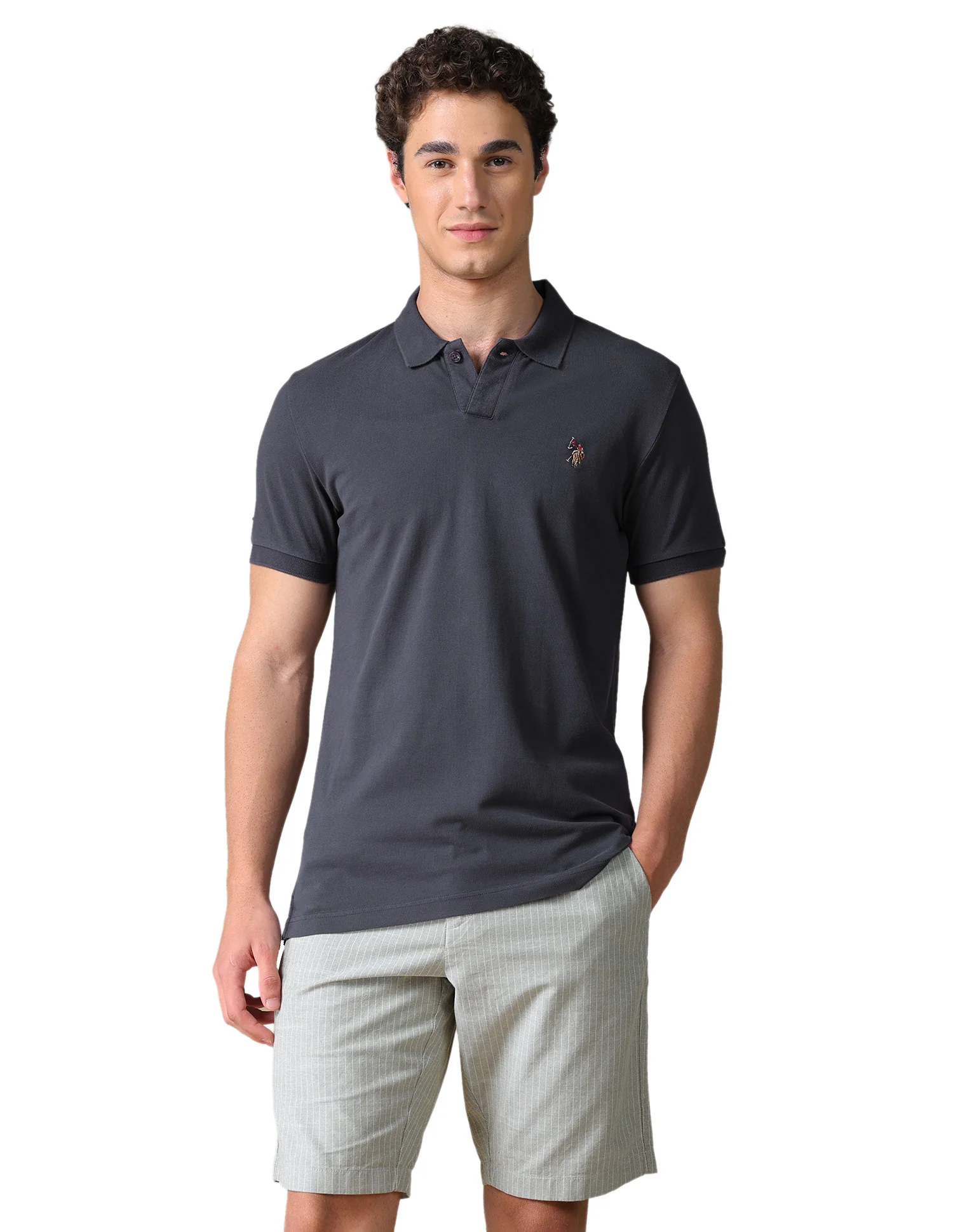 Solid Regular Fit Polo Shirt - Image 10