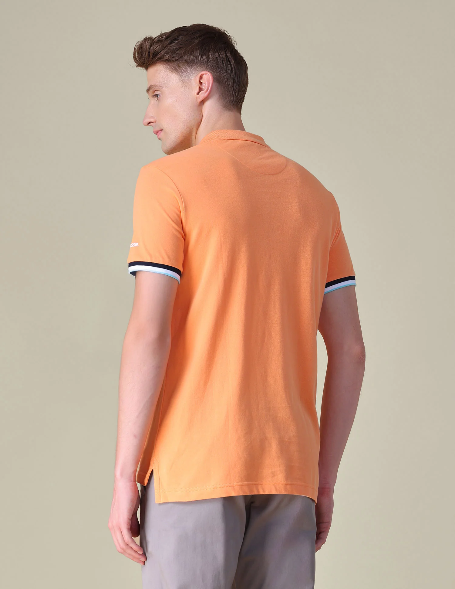 Solid Regular Fit Polo Shirt - Image 5
