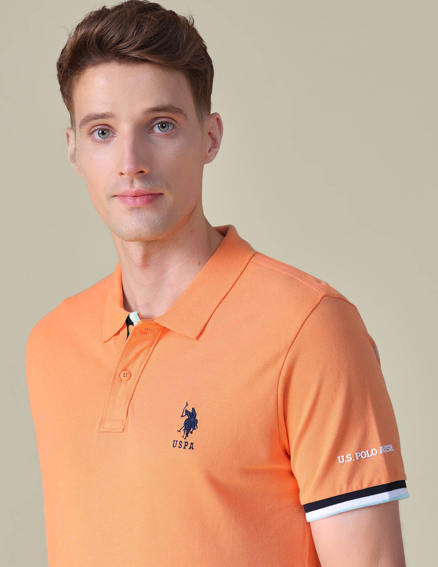 Solid Regular Fit Polo Shirt - Image 7
