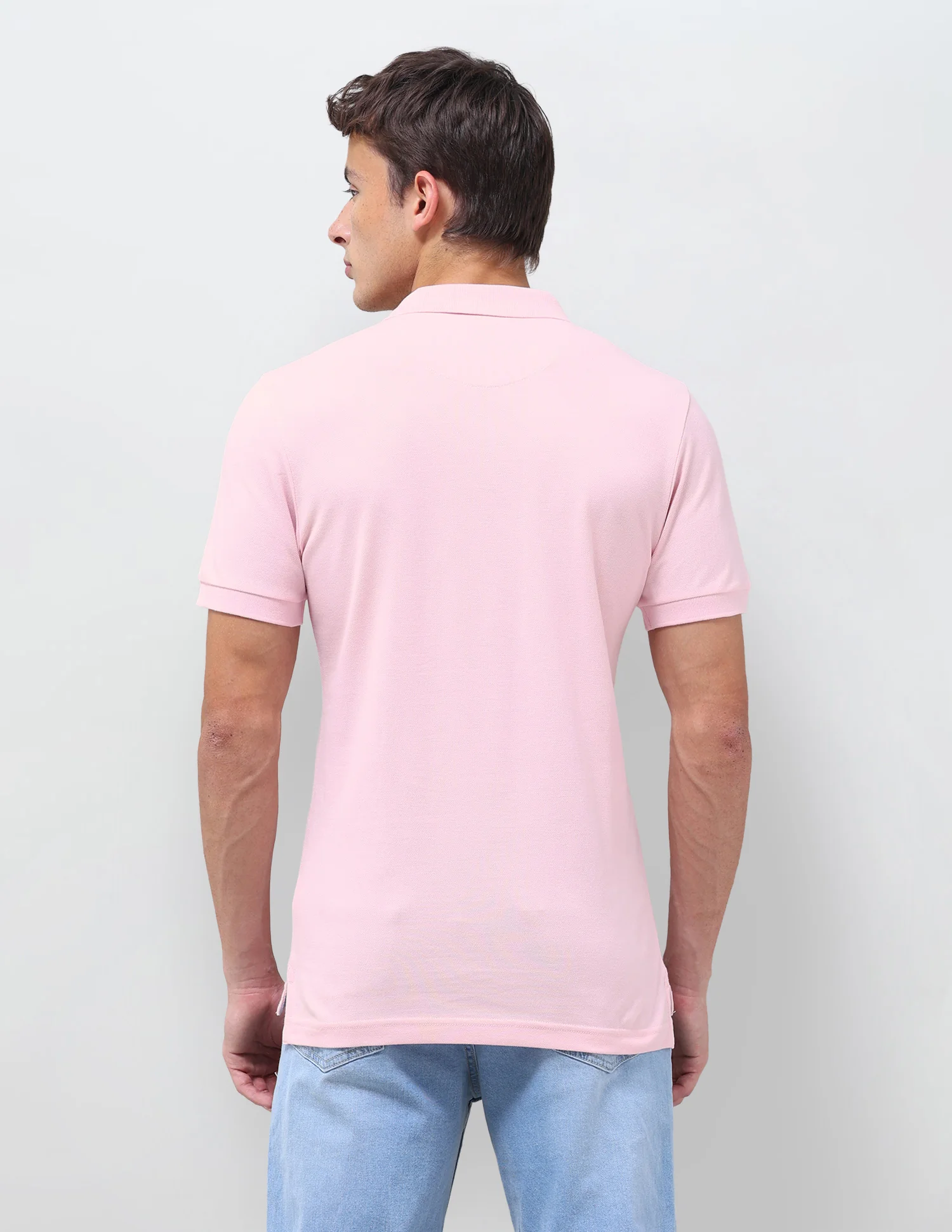 Solid Regular Fit Polo Shirt - Image 5
