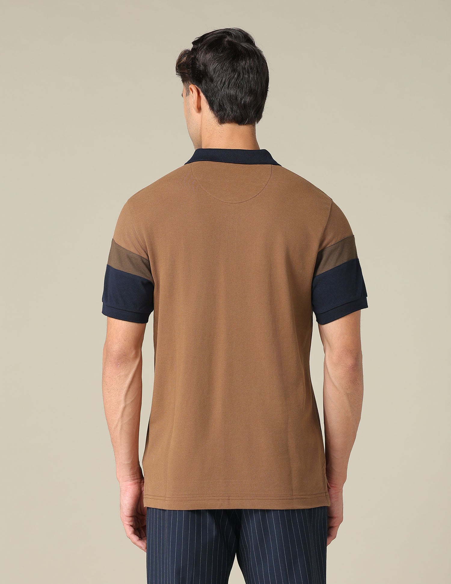 Solid Regular Fit Polo Shirt - Image 5