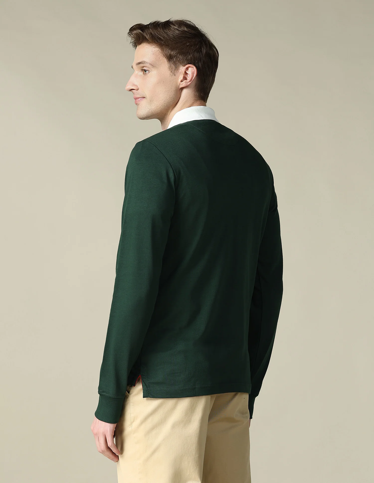 Solid Regular Fit Polo Shirt - Image 5