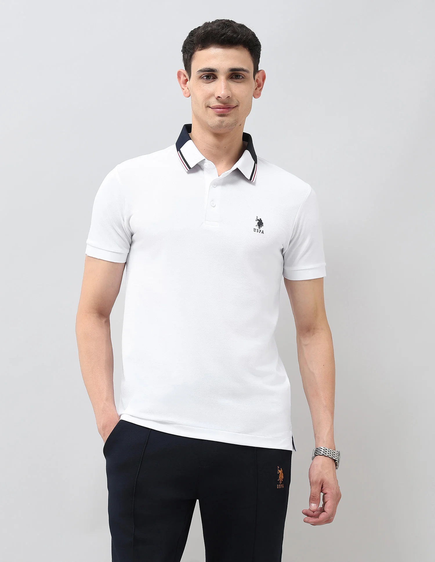 Solid Regular Fit Polo Shirt
