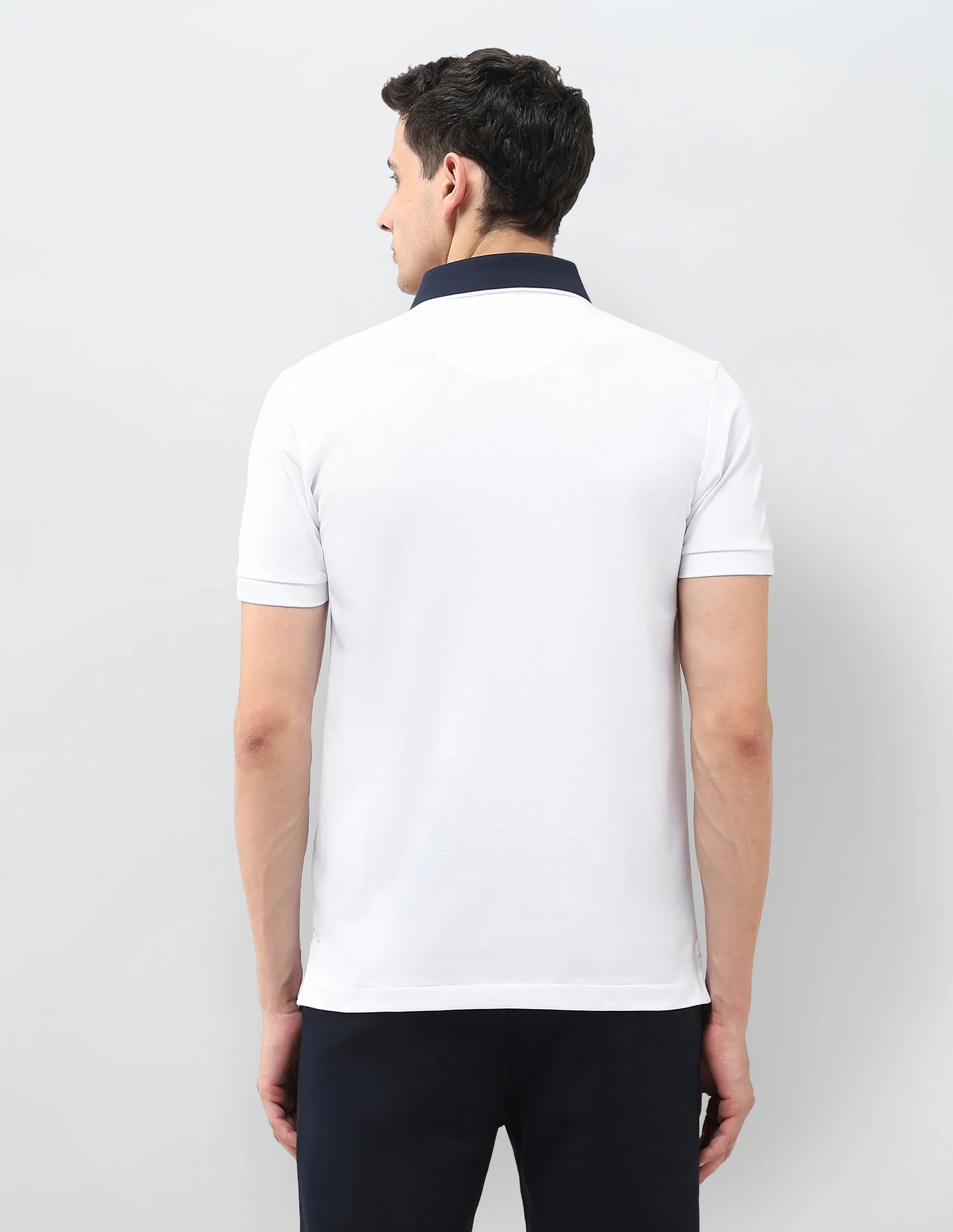 Solid Regular Fit Polo Shirt - Image 5
