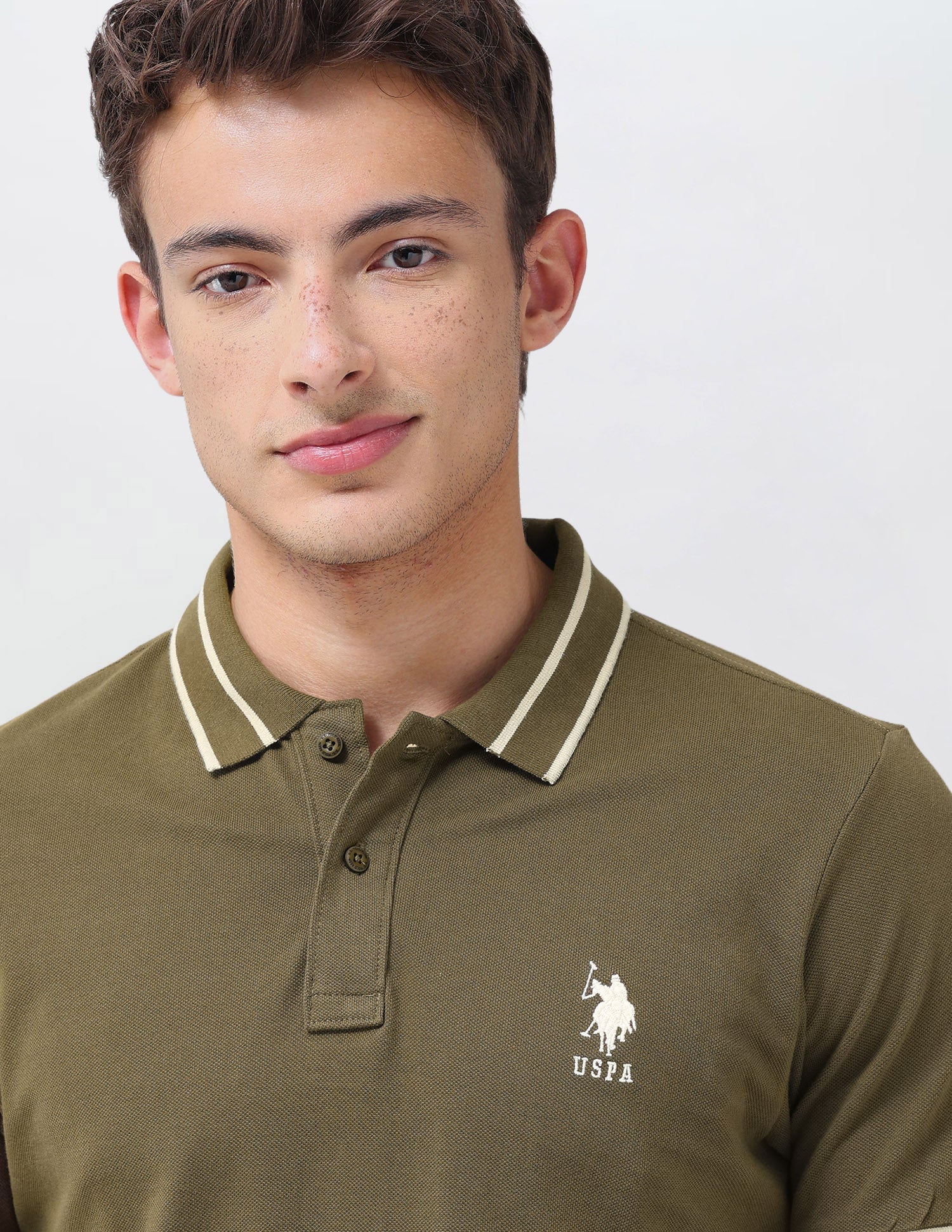 Solid Regular Fit Polo Shirt - Image 7
