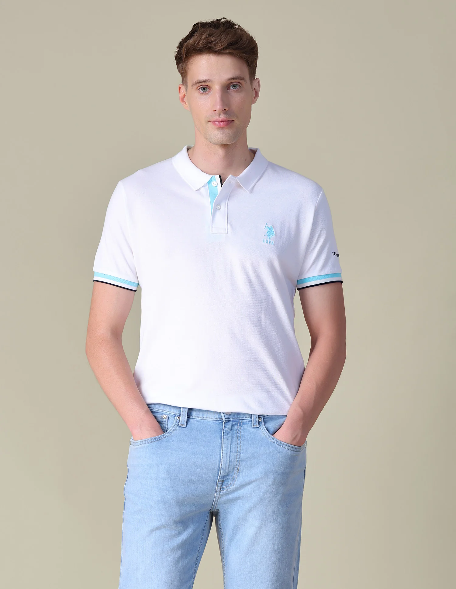 Solid Regular Fit Polo Shirt