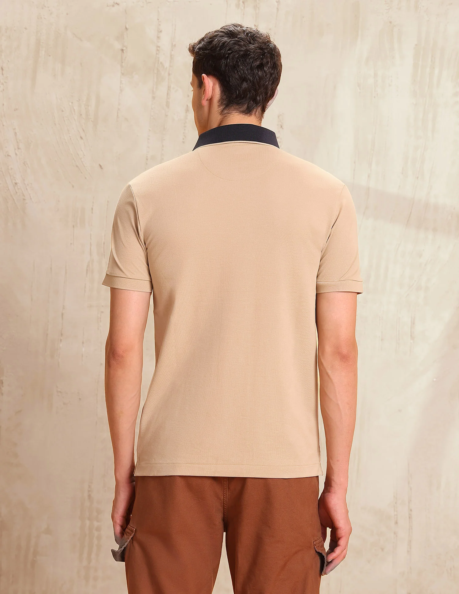 Solid Regular Fit Polo Shirt - Image 5