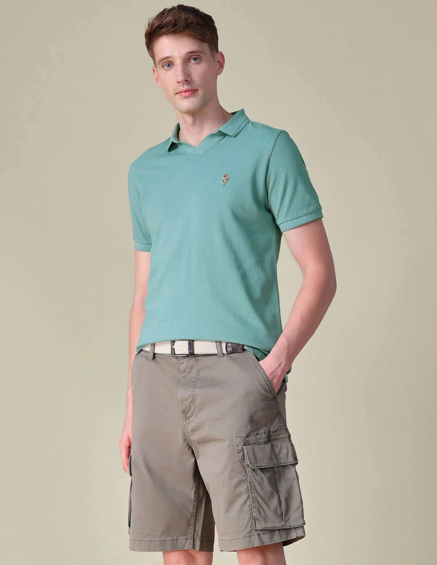 Solid Regular Fit Polo Shirt