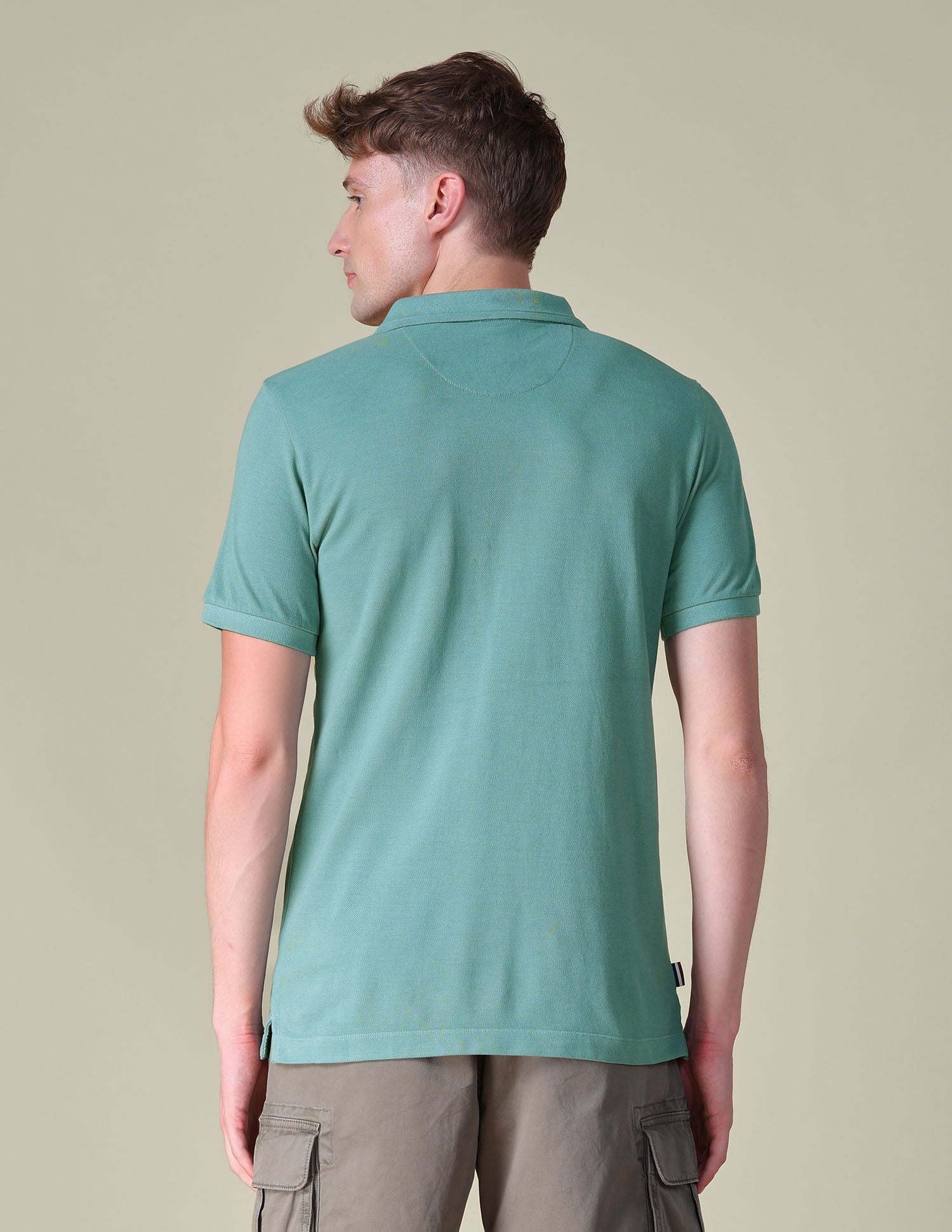 Solid Regular Fit Polo Shirt - Image 5