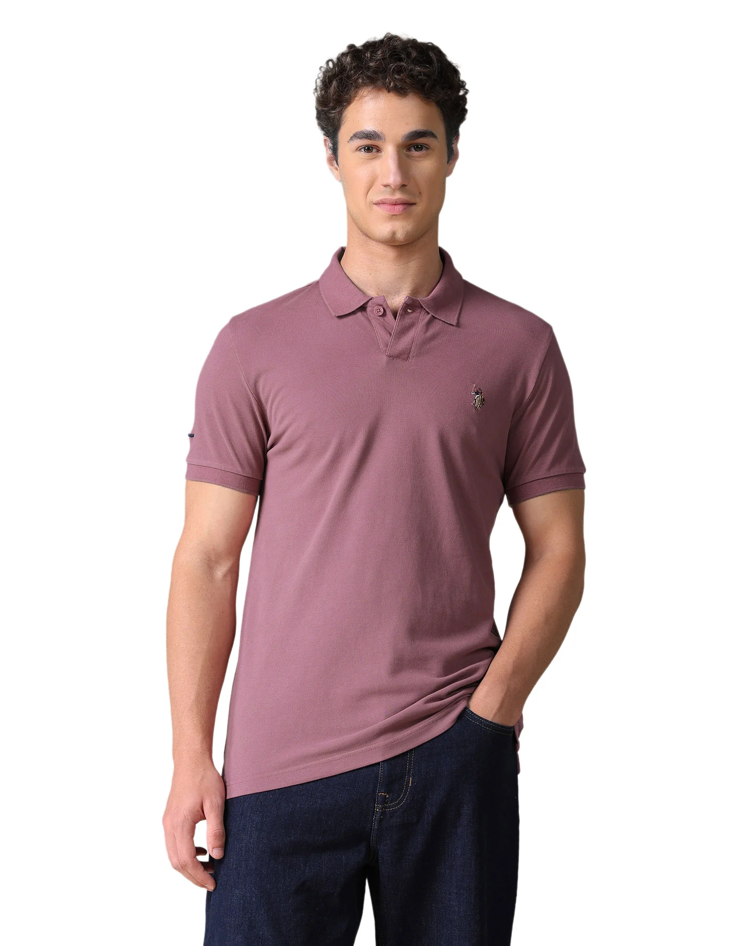 Solid Regular Fit Polo Shirt - Image 10