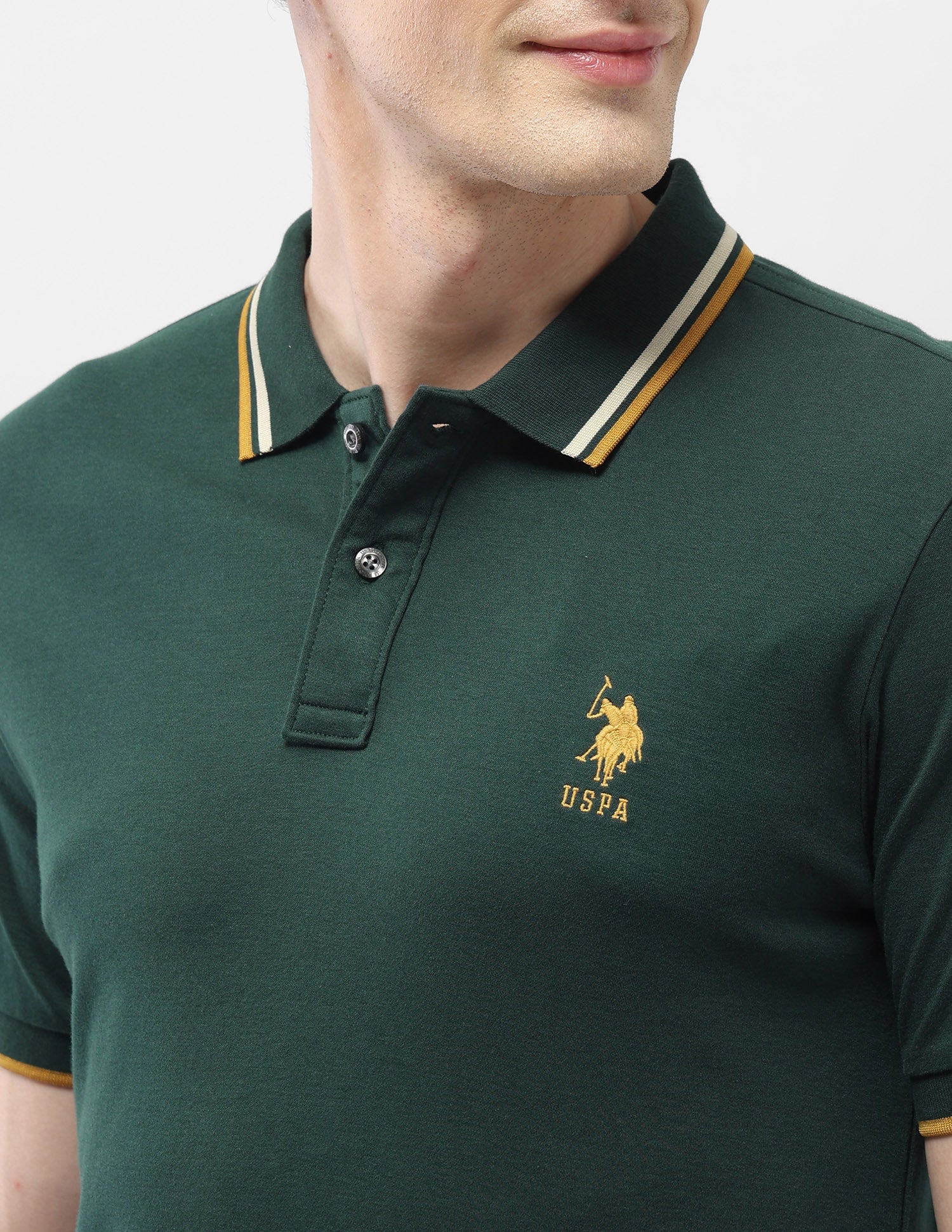 Solid Regular Fit Polo Shirt - Image 7