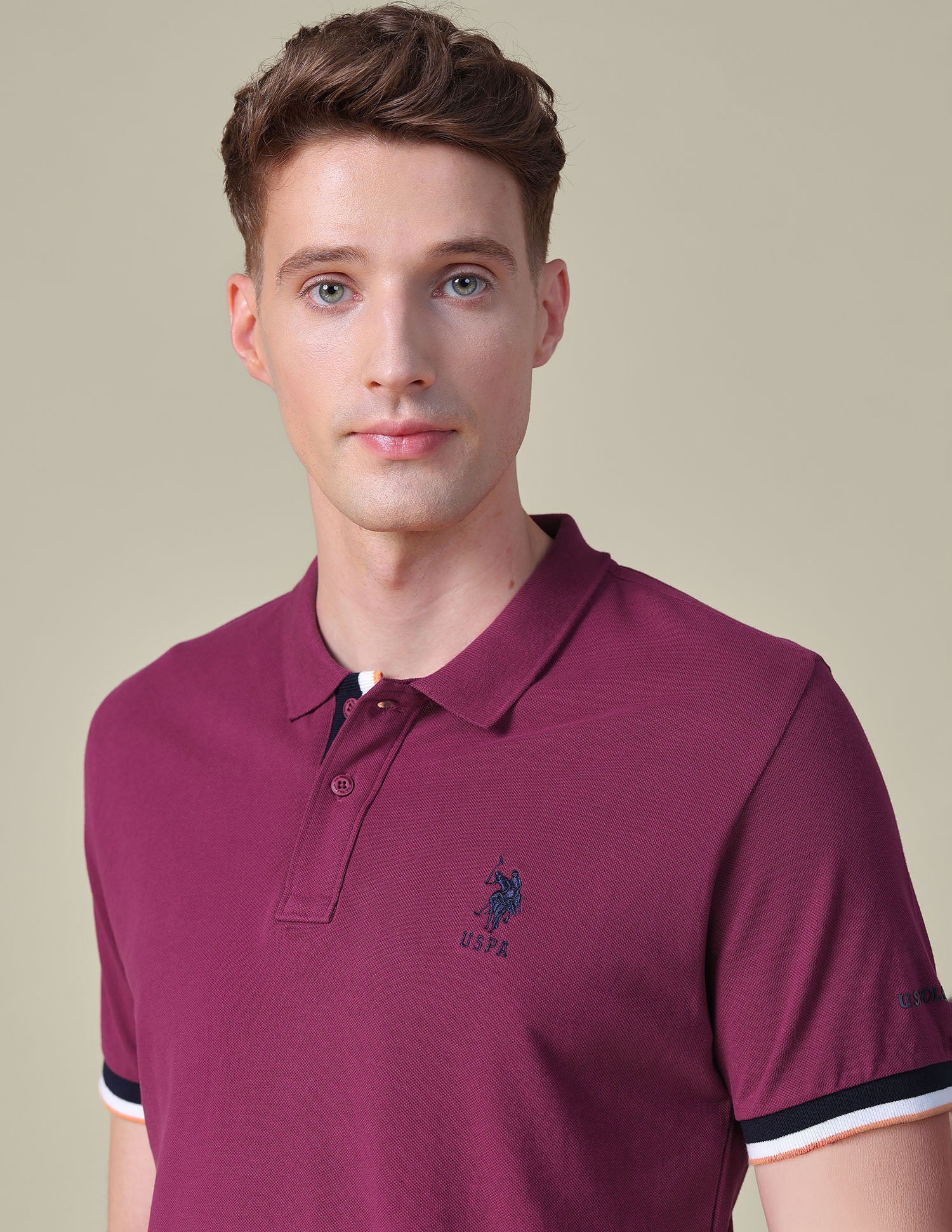 Solid Regular Fit Polo Shirt - Image 7