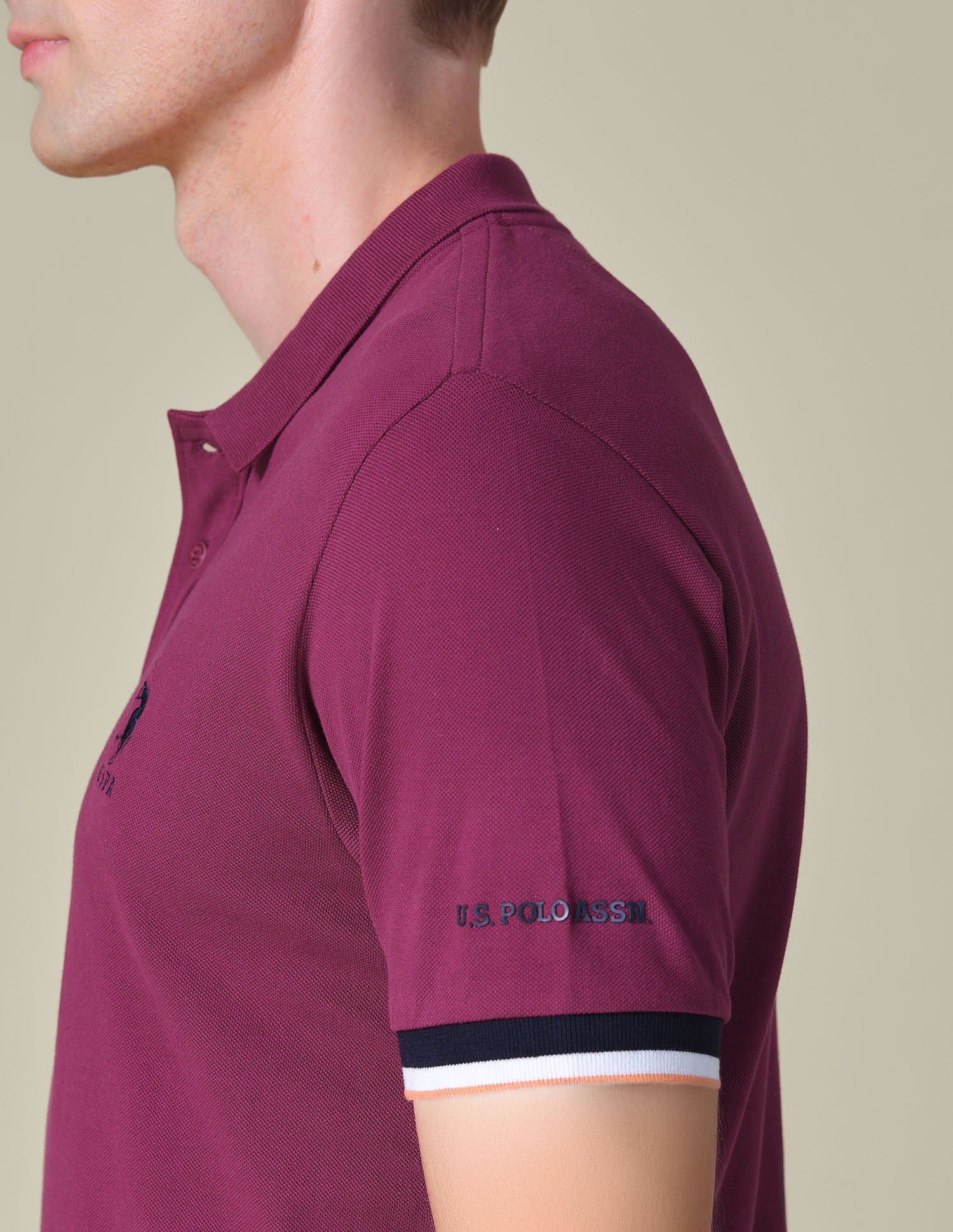 Solid Regular Fit Polo Shirt - Image 8