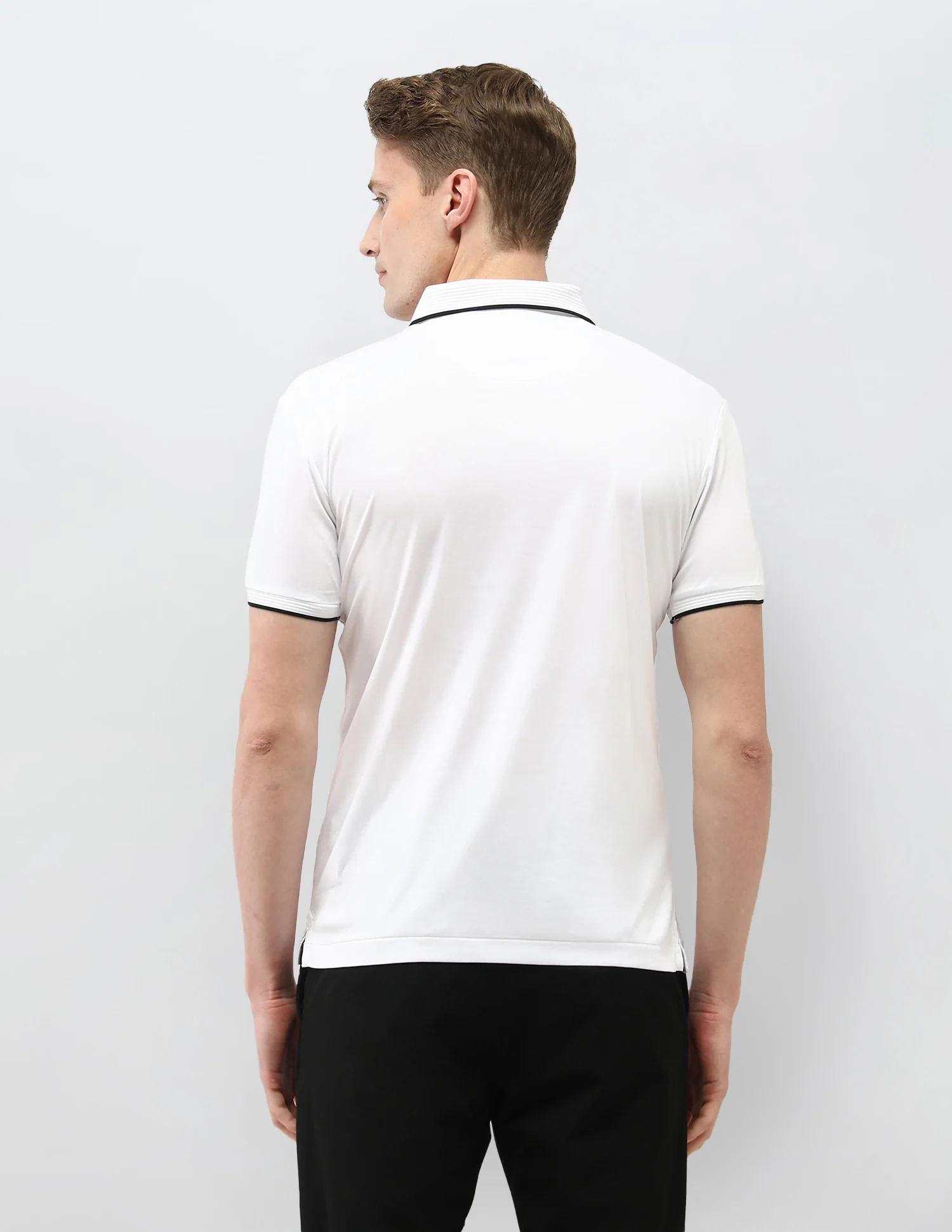 Solid Regular Fit Polo Shirt - Image 5