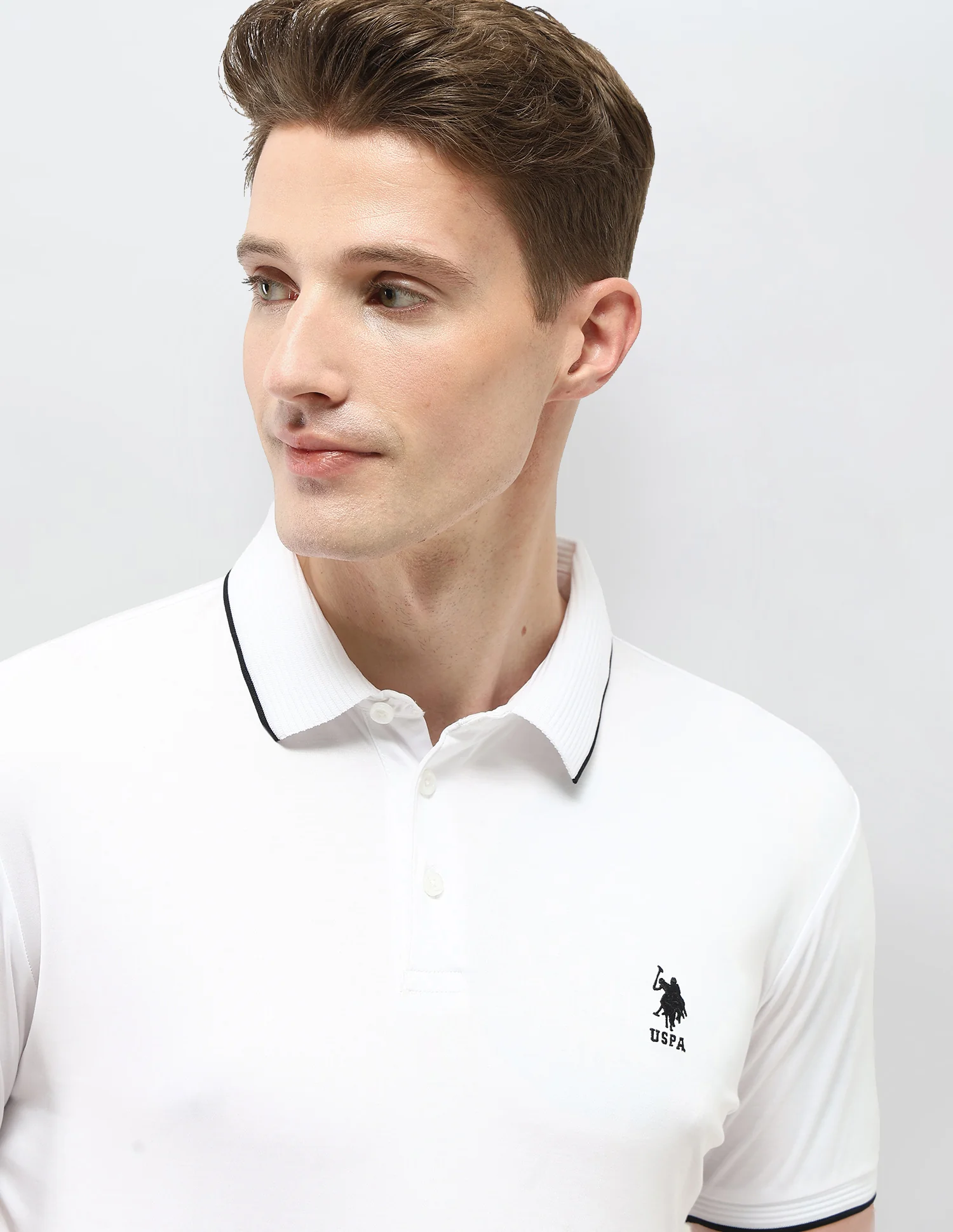 Solid Regular Fit Polo Shirt - Image 7