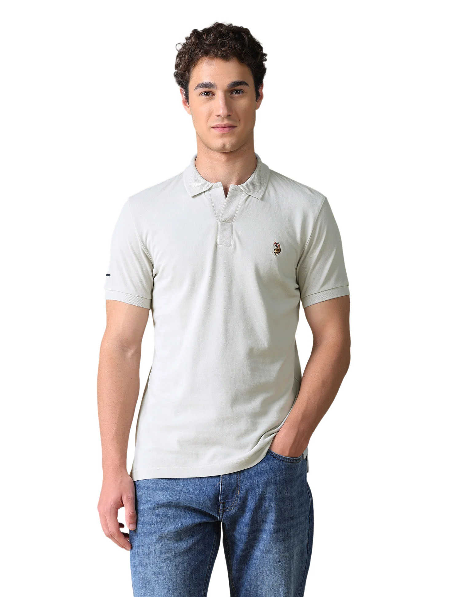 Solid Regular Fit Polo Shirt - Image 10