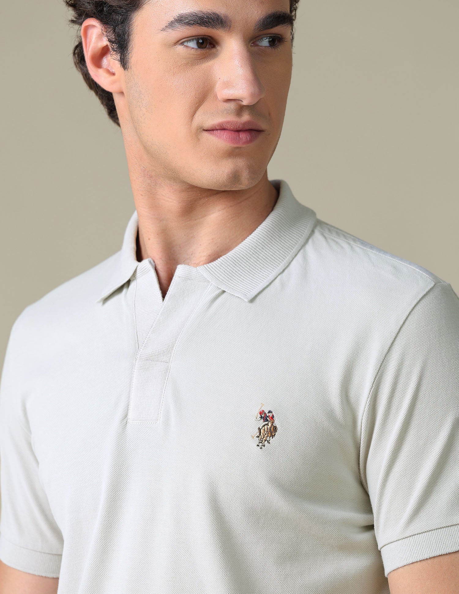 Solid Regular Fit Polo Shirt - Image 7