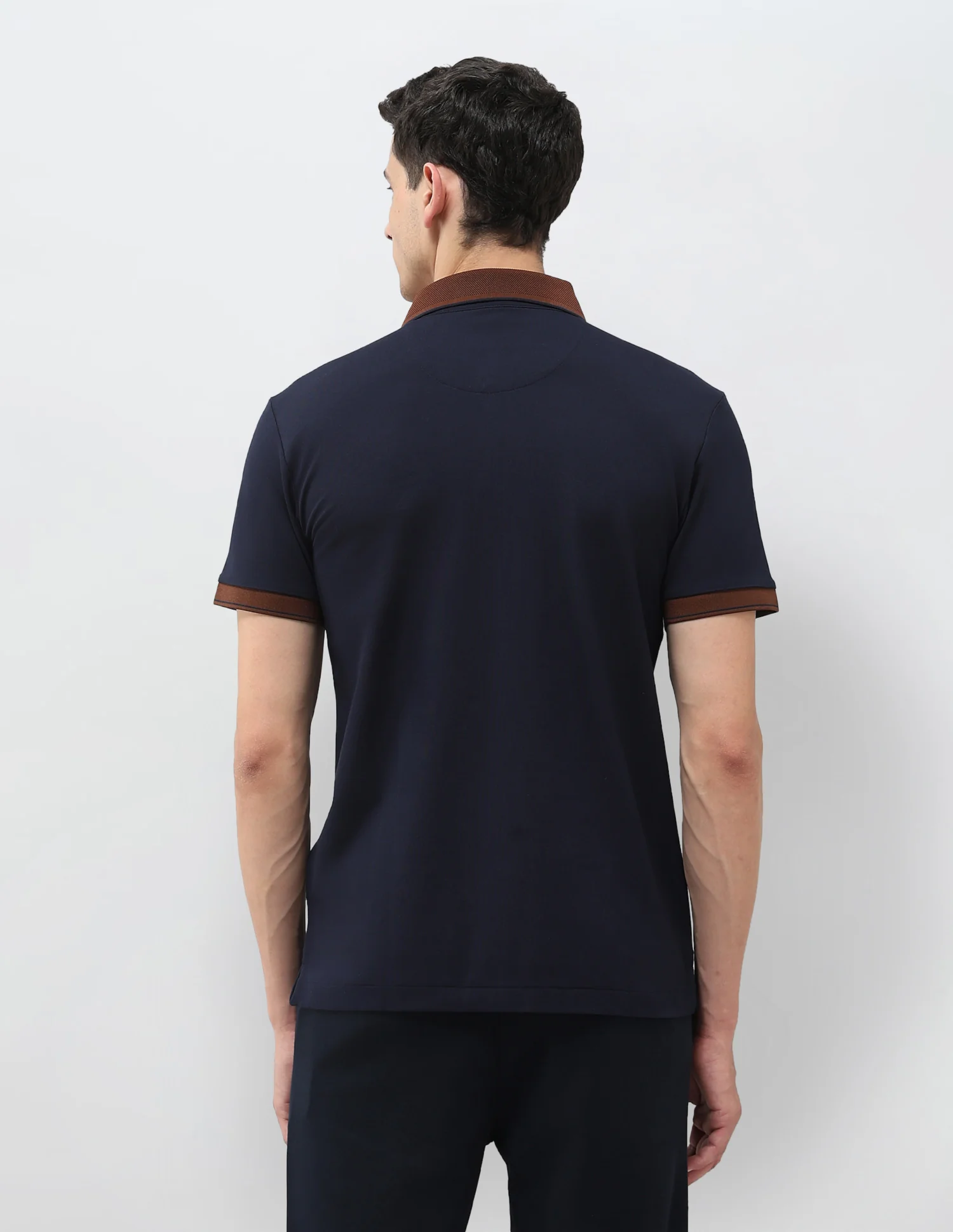 Solid Regular Fit Polo Shirt - Image 5