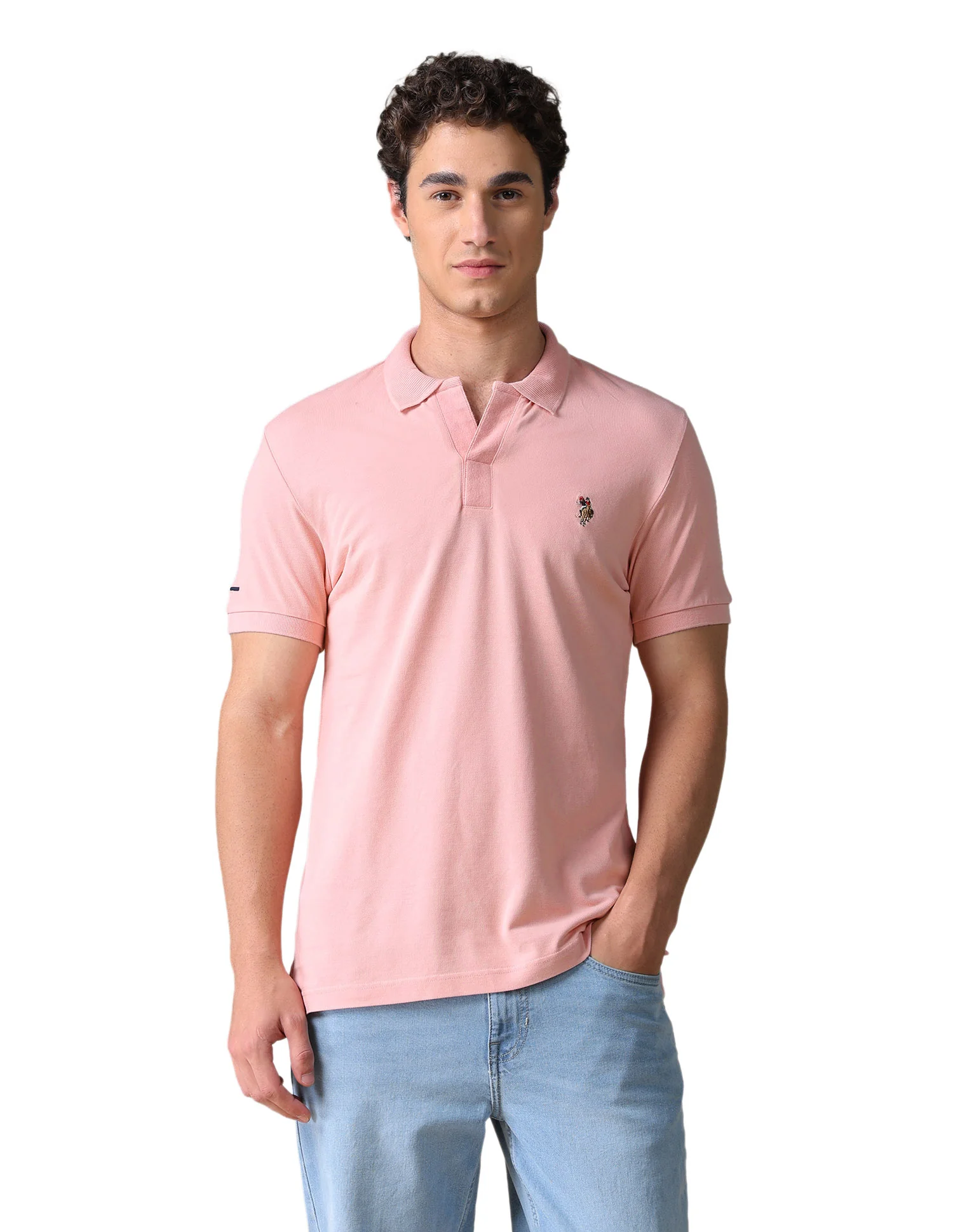 Solid Regular Fit Polo Shirt - Image 11