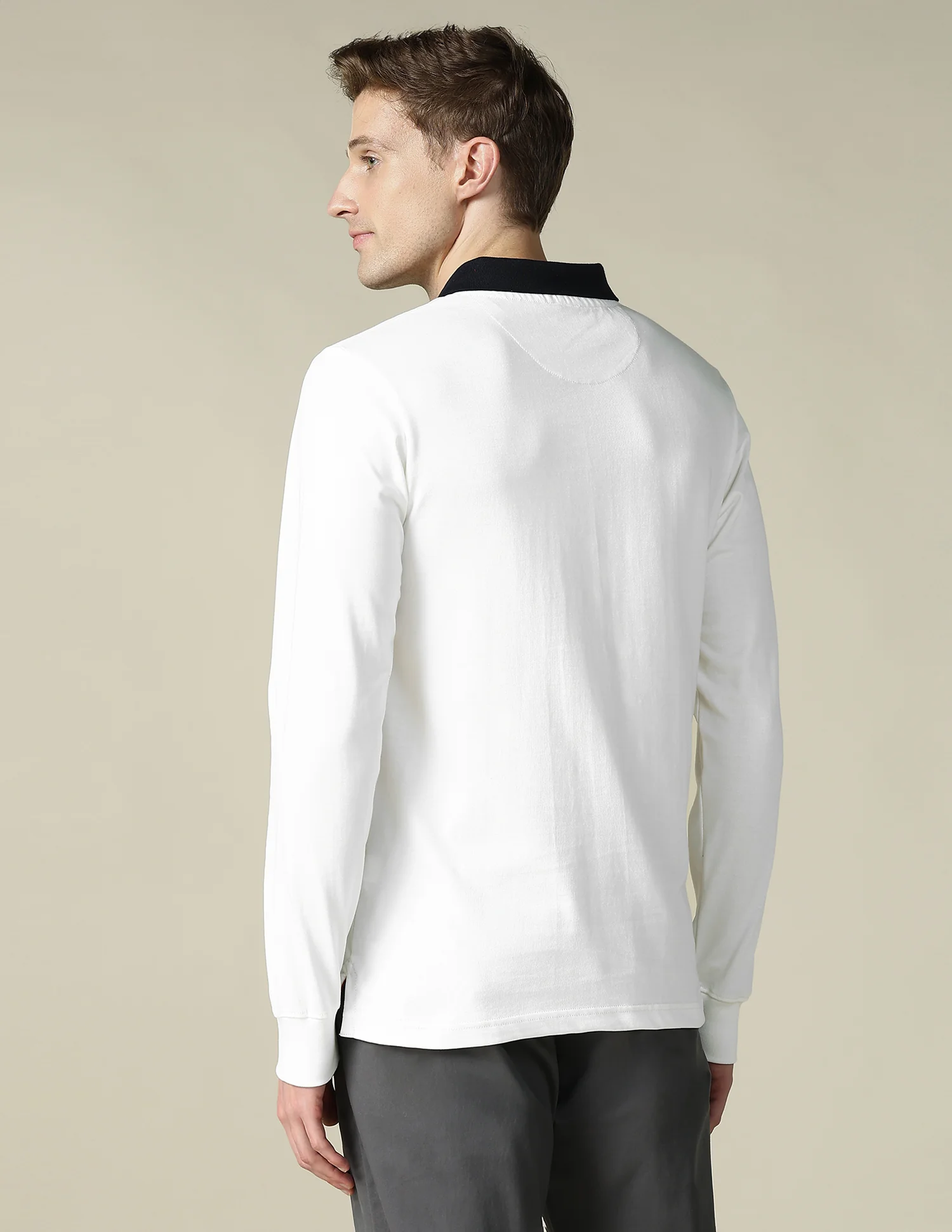 Solid Regular Fit Polo Shirt - Image 5