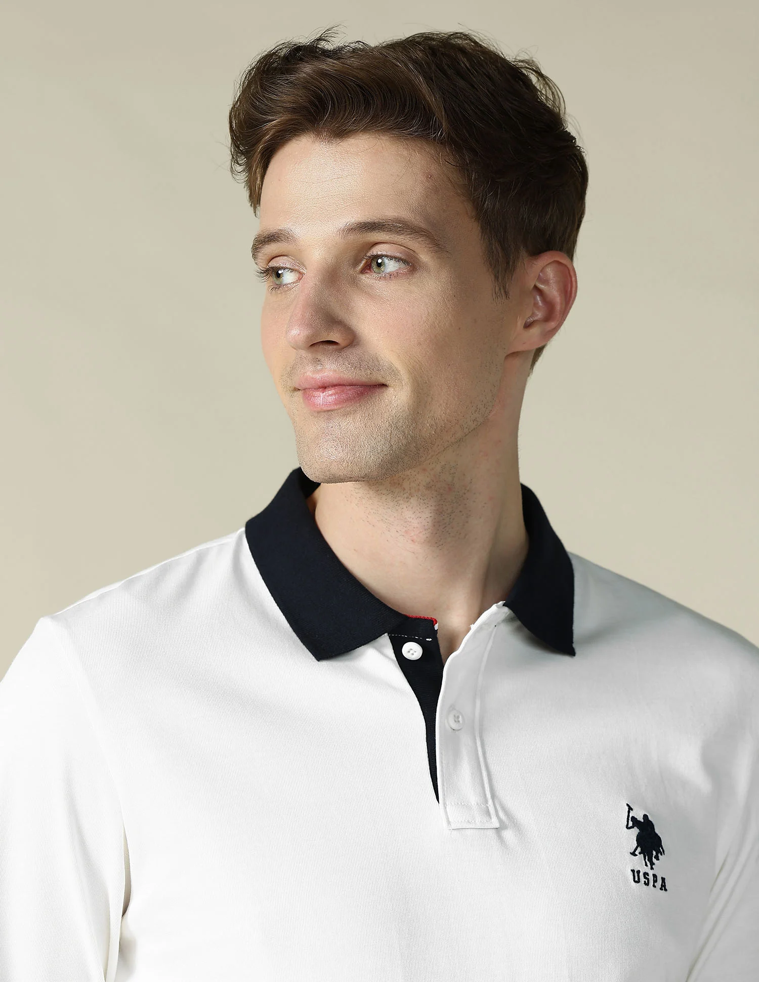 Solid Regular Fit Polo Shirt - Image 7