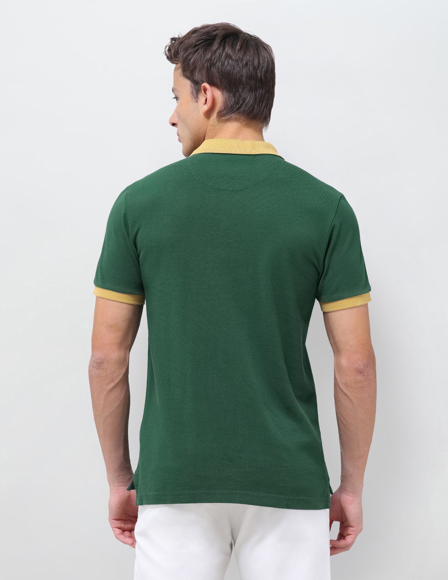 Solid Regular Fit Polo Shirt - Image 5