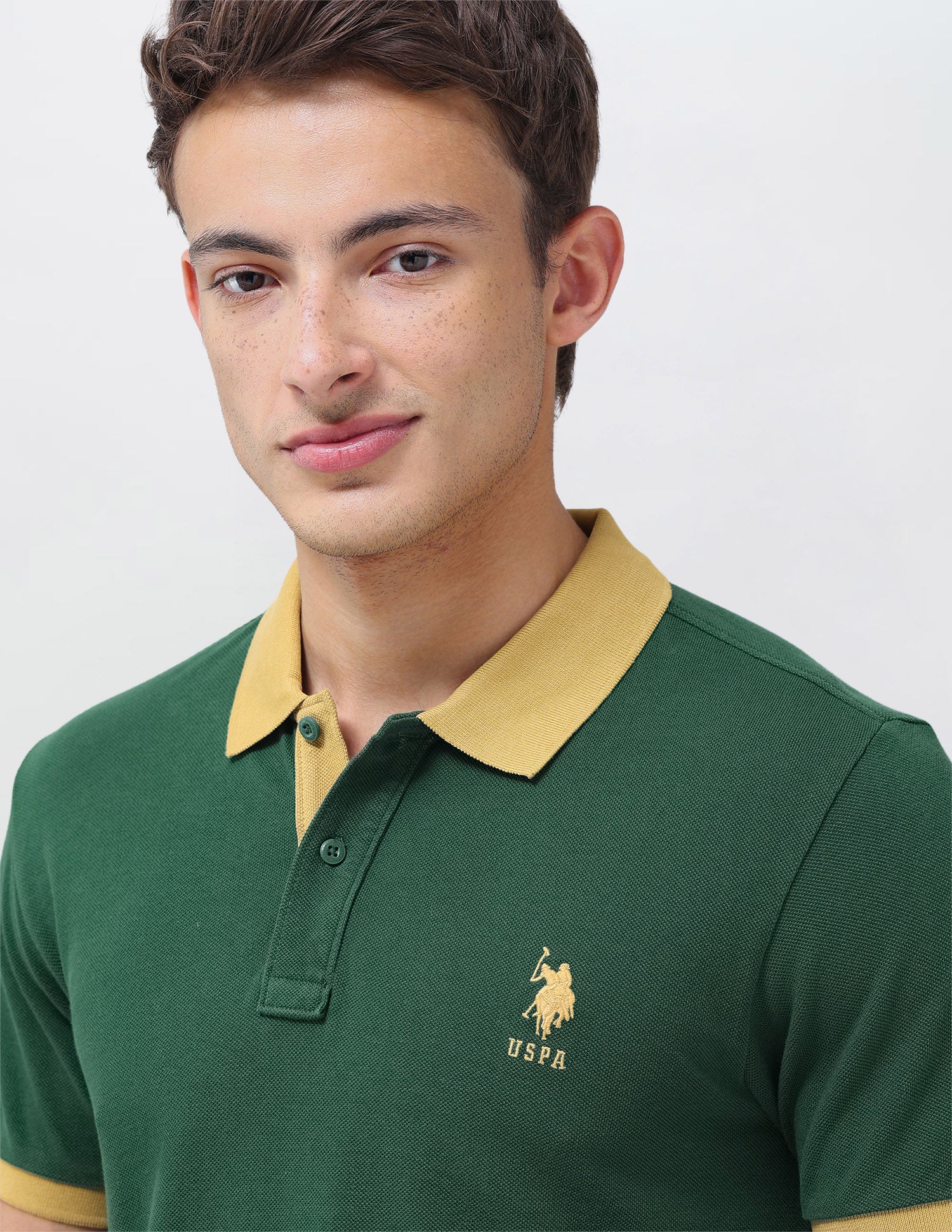 Solid Regular Fit Polo Shirt - Image 7