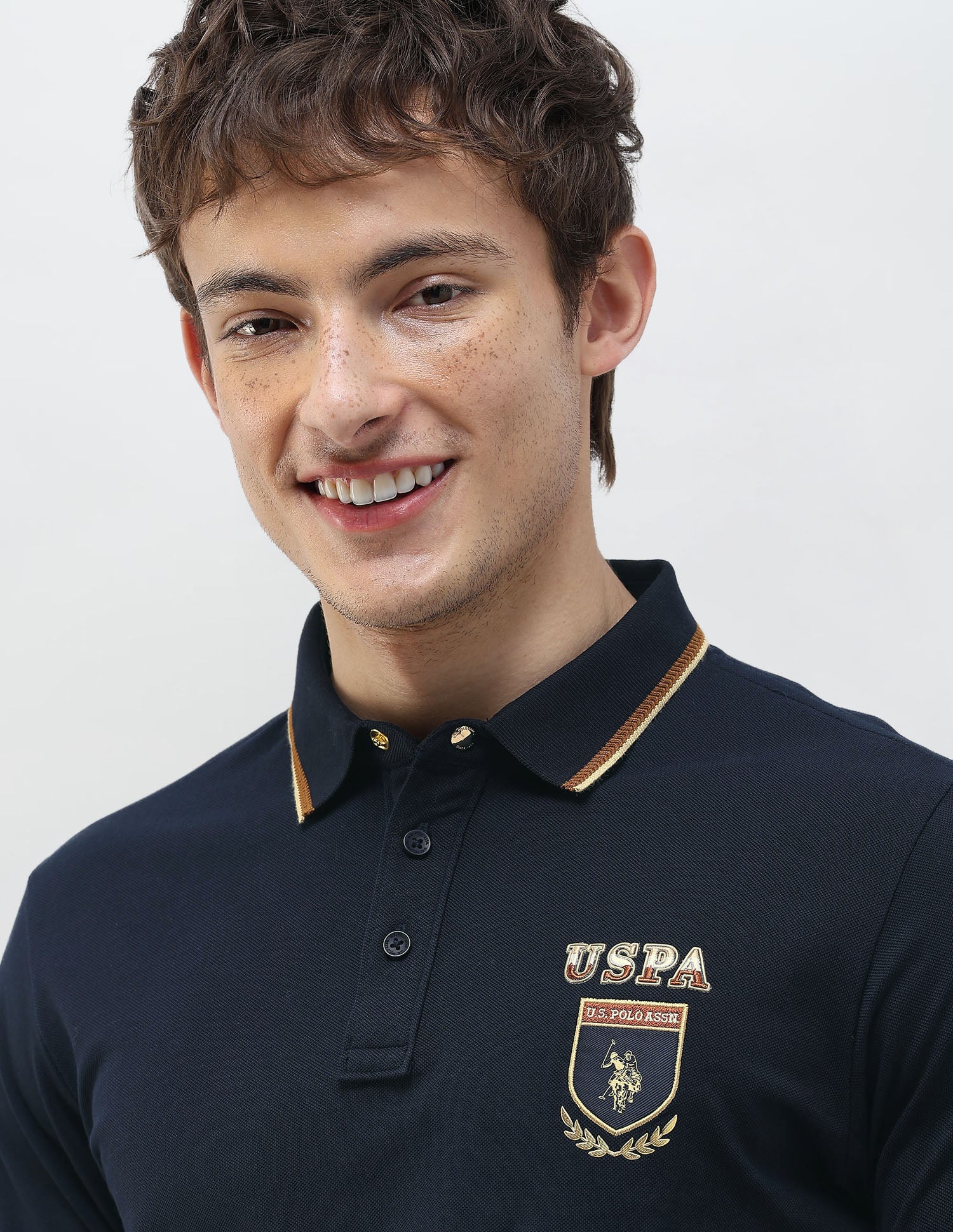 Solid Regular Fit Polo Shirt - Image 7