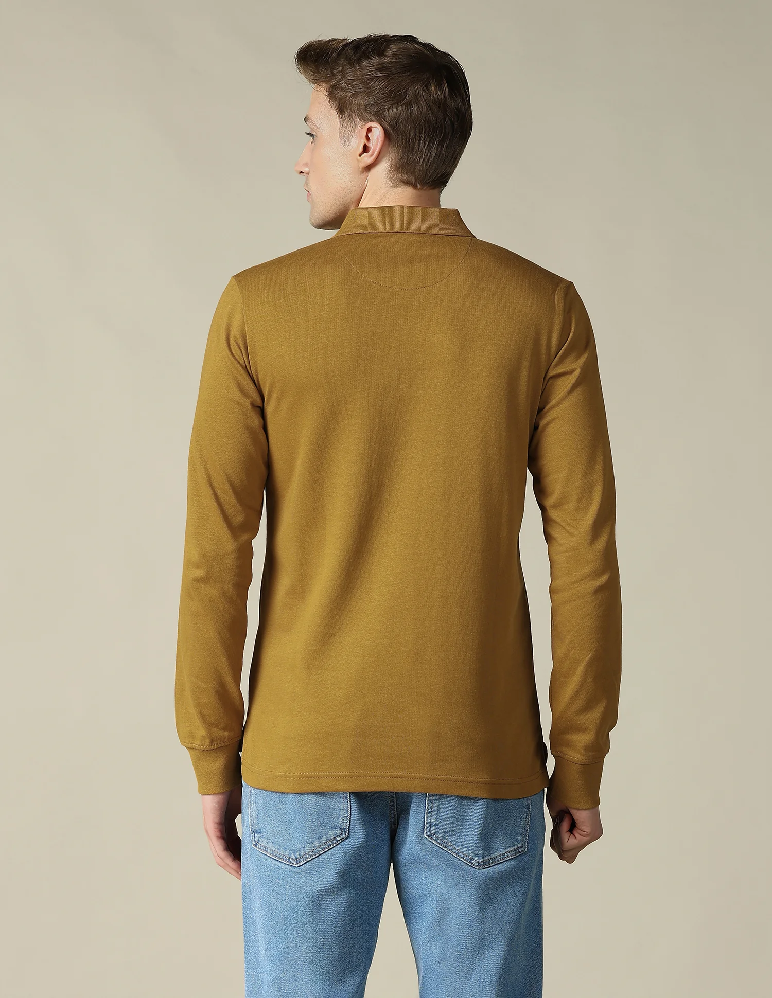 Solid Regular Fit Polo Shirt - Image 5