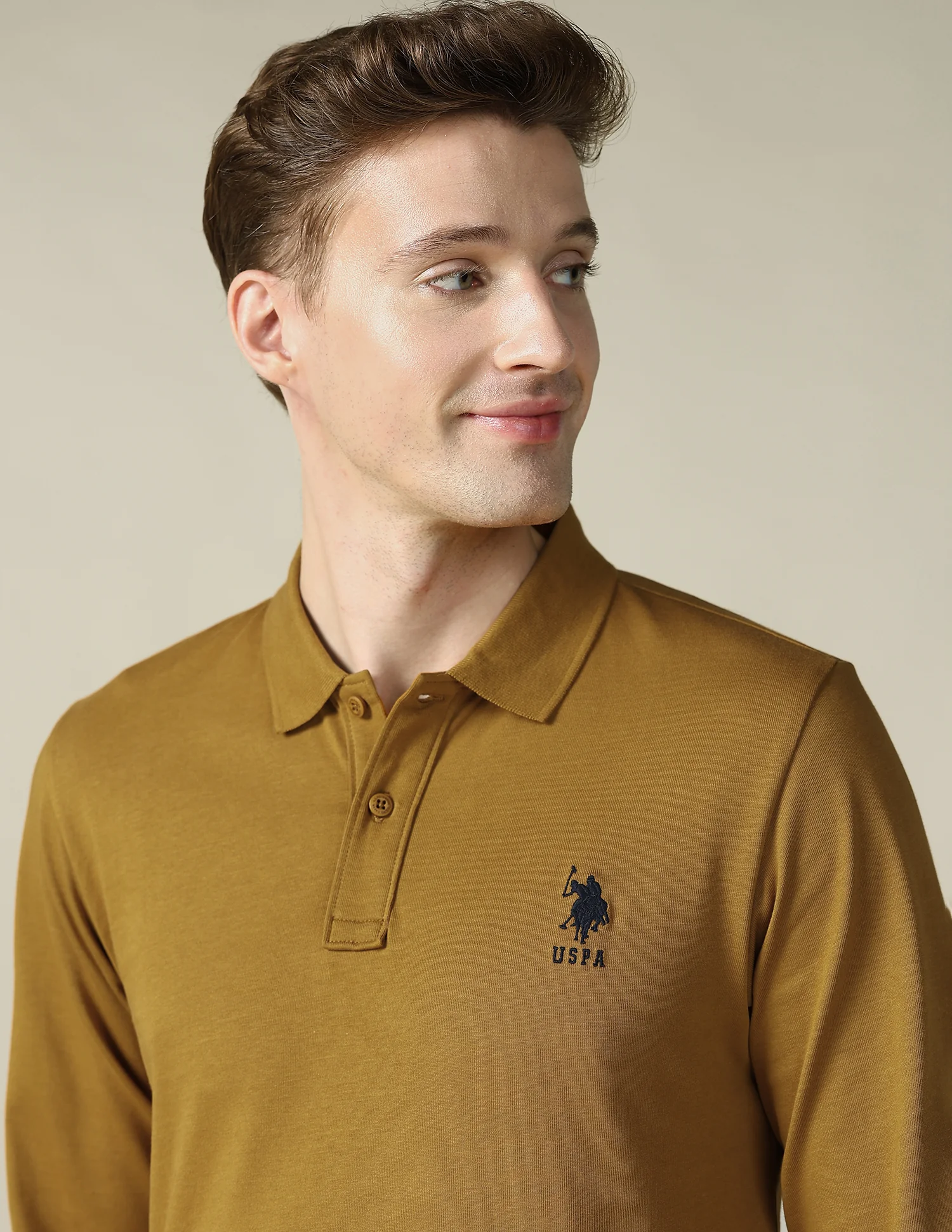 Solid Regular Fit Polo Shirt - Image 7