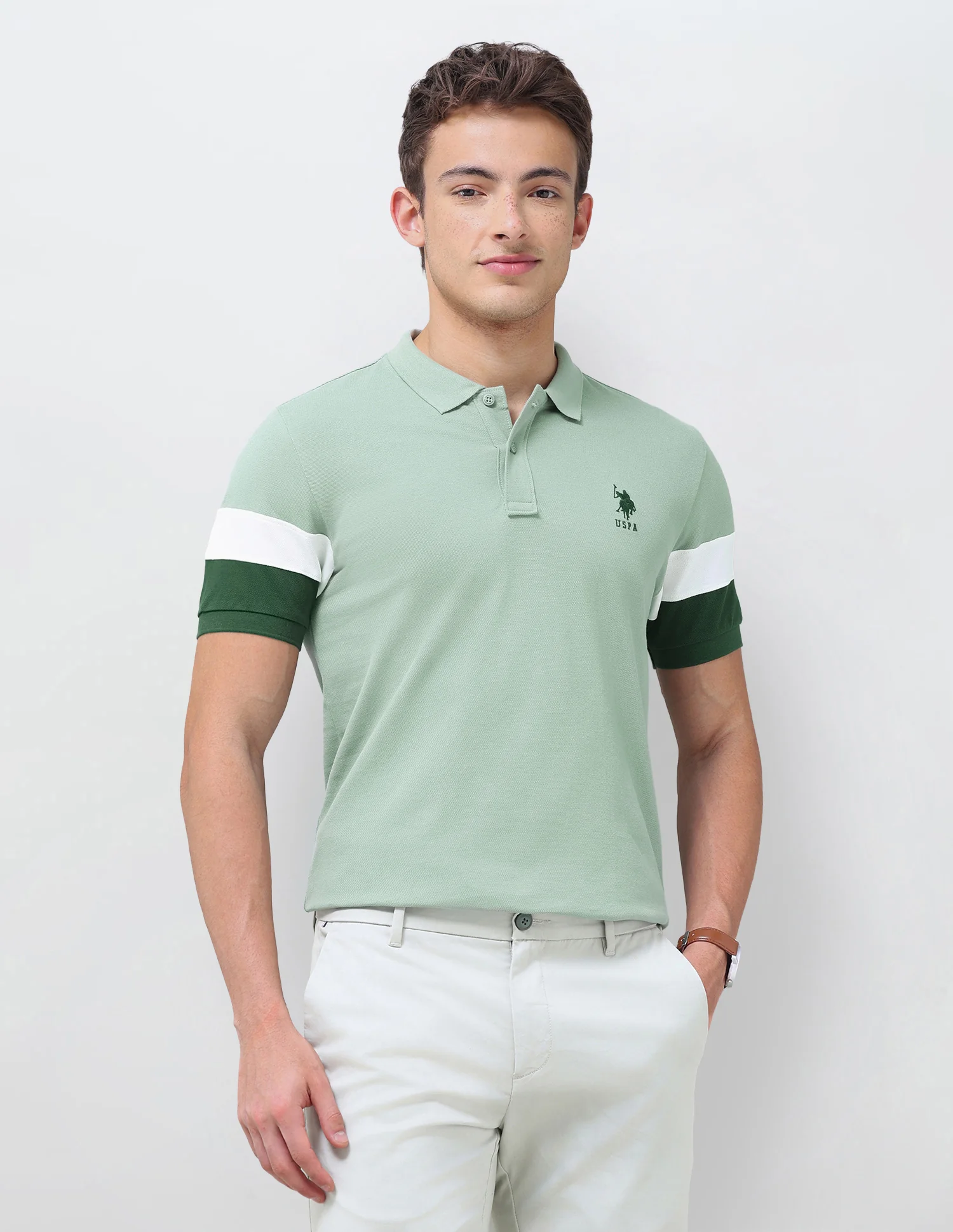 Solid Regular Fit Polo Shirt
