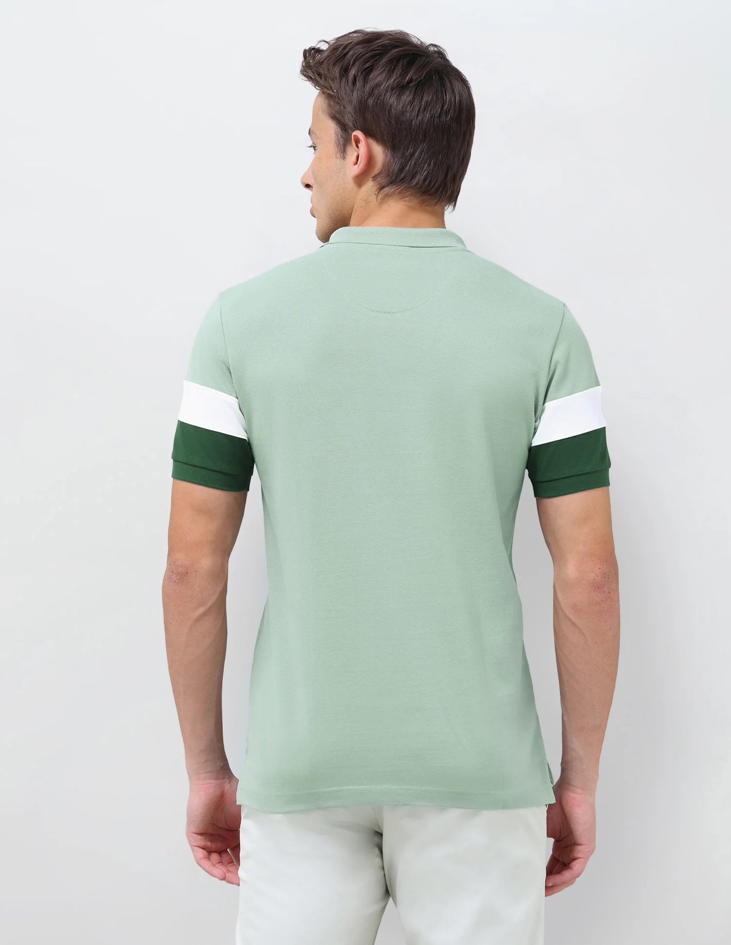 Solid Regular Fit Polo Shirt - Image 5