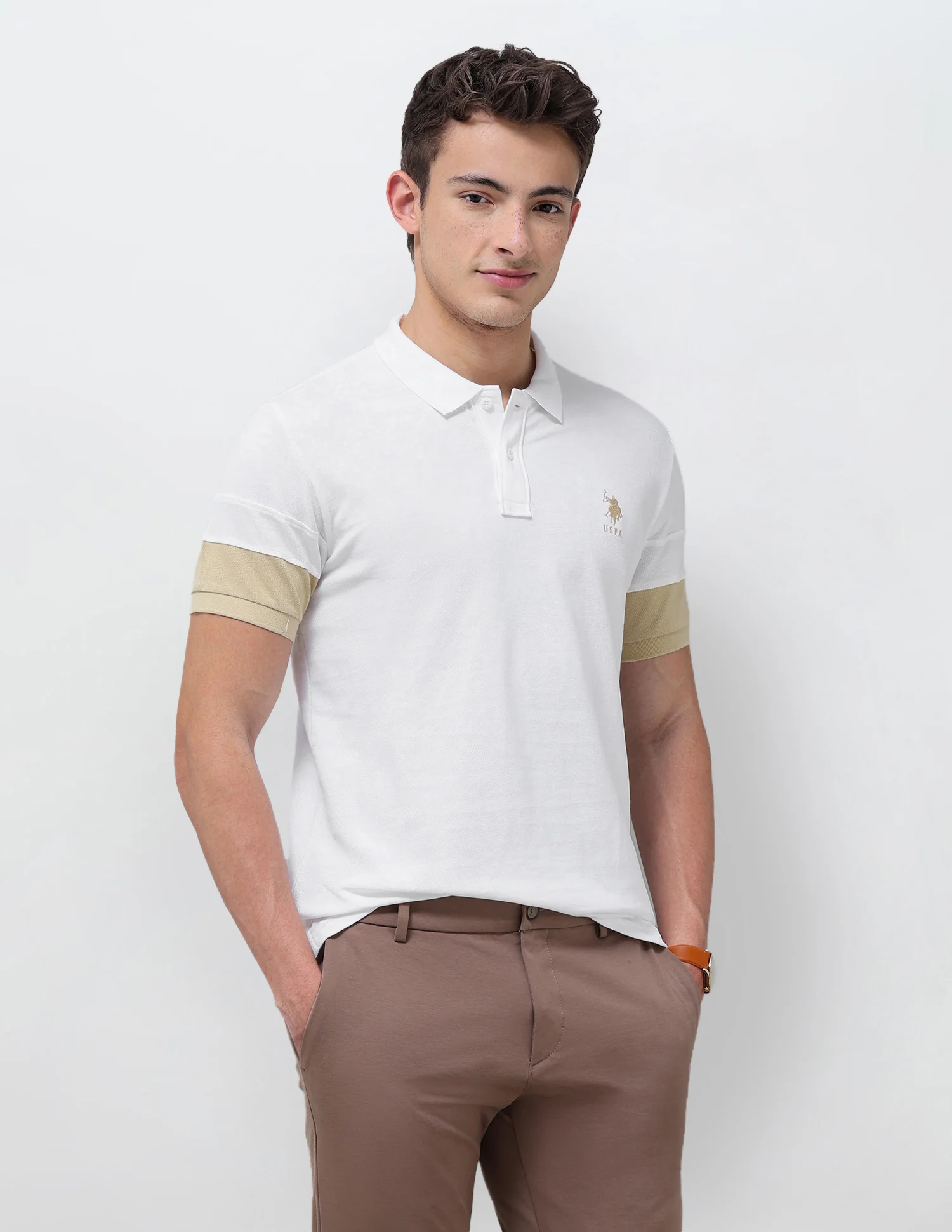 Solid Regular Fit Polo Shirt