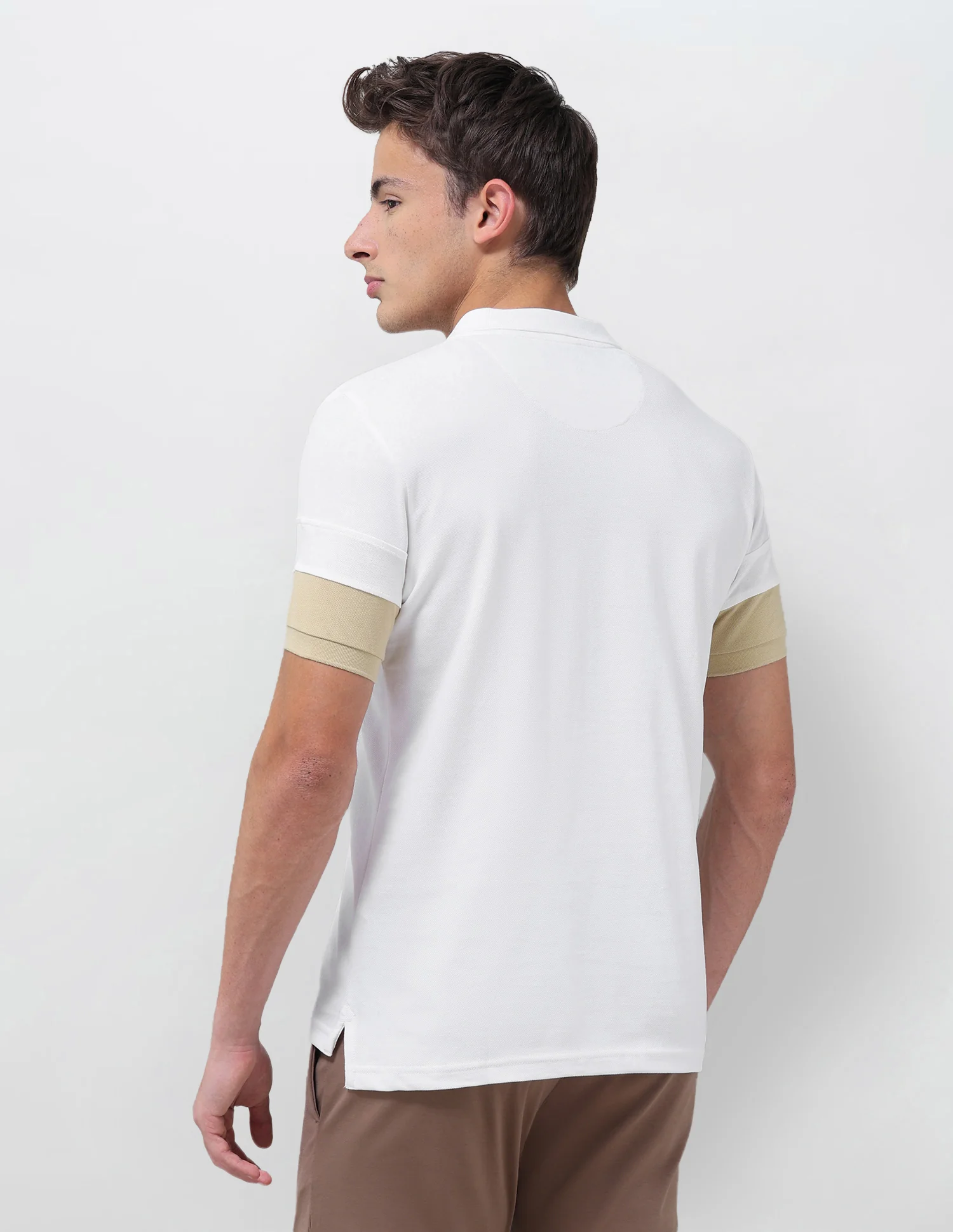 Solid Regular Fit Polo Shirt - Image 5