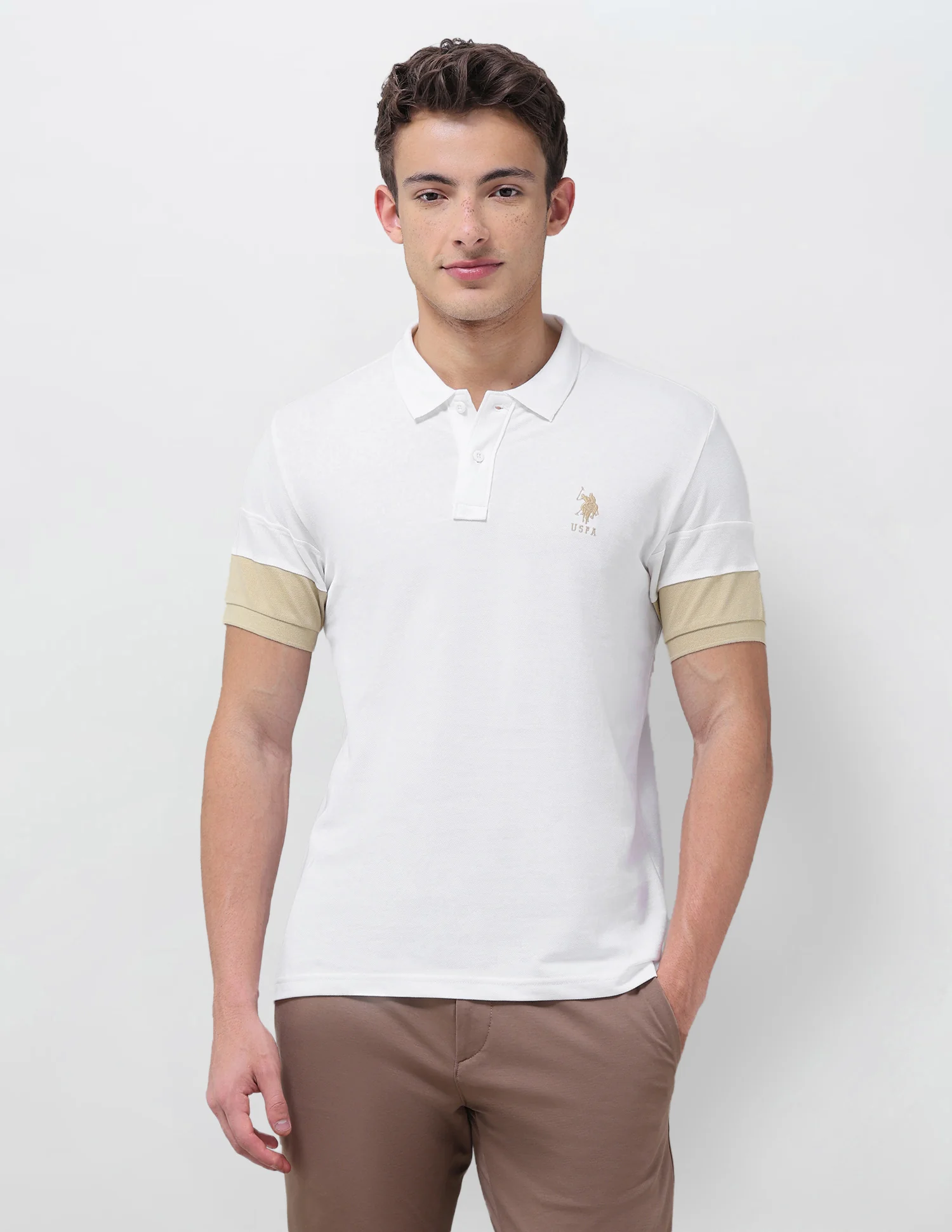 Solid Regular Fit Polo Shirt - Image 6