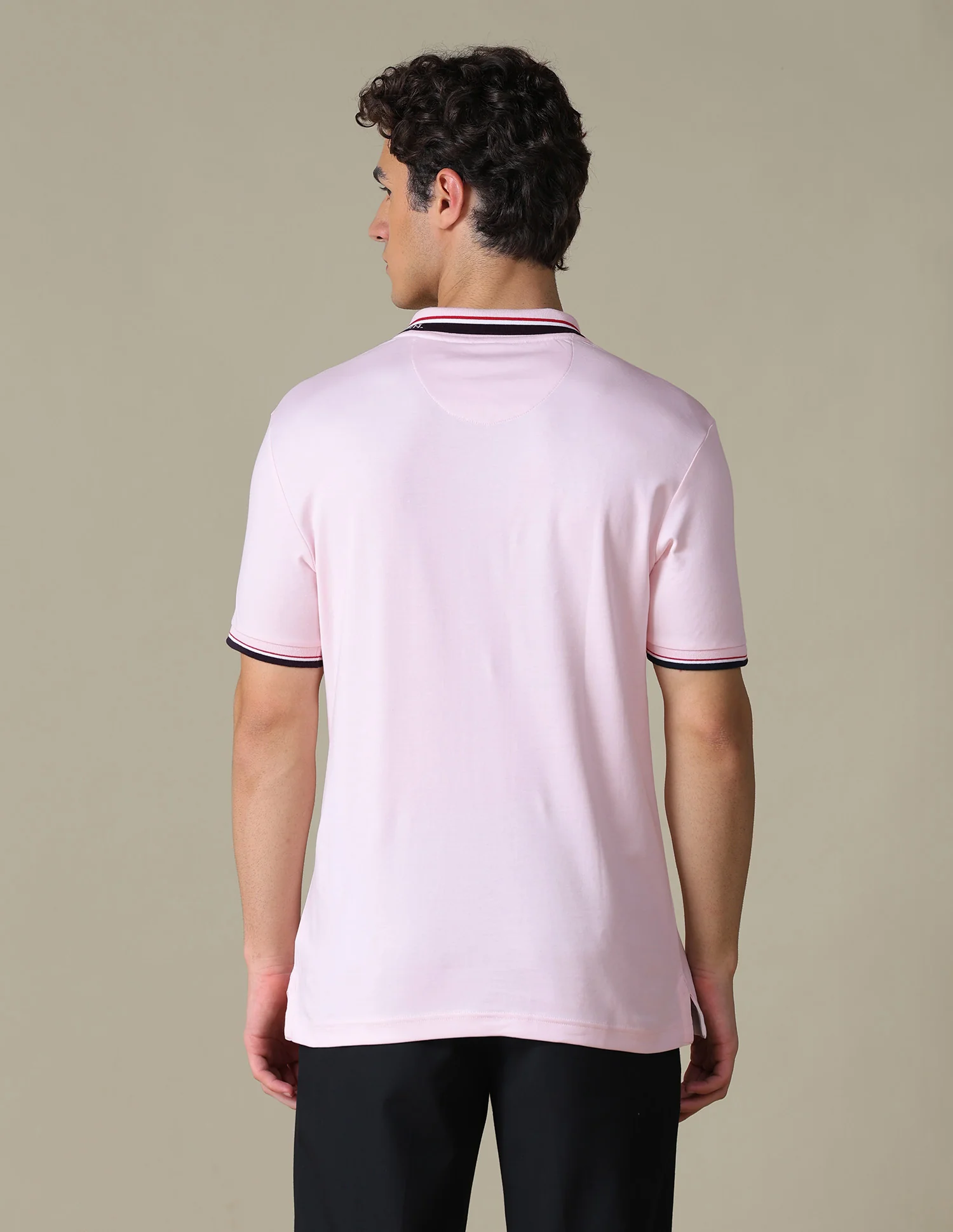 Solid Regular Fit Polo Shirt - Image 5