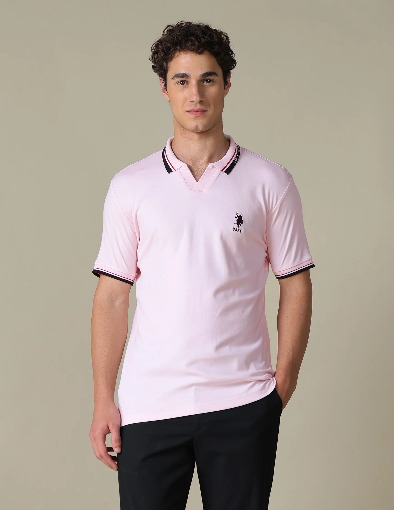 Solid Regular Fit Polo Shirt - Image 6